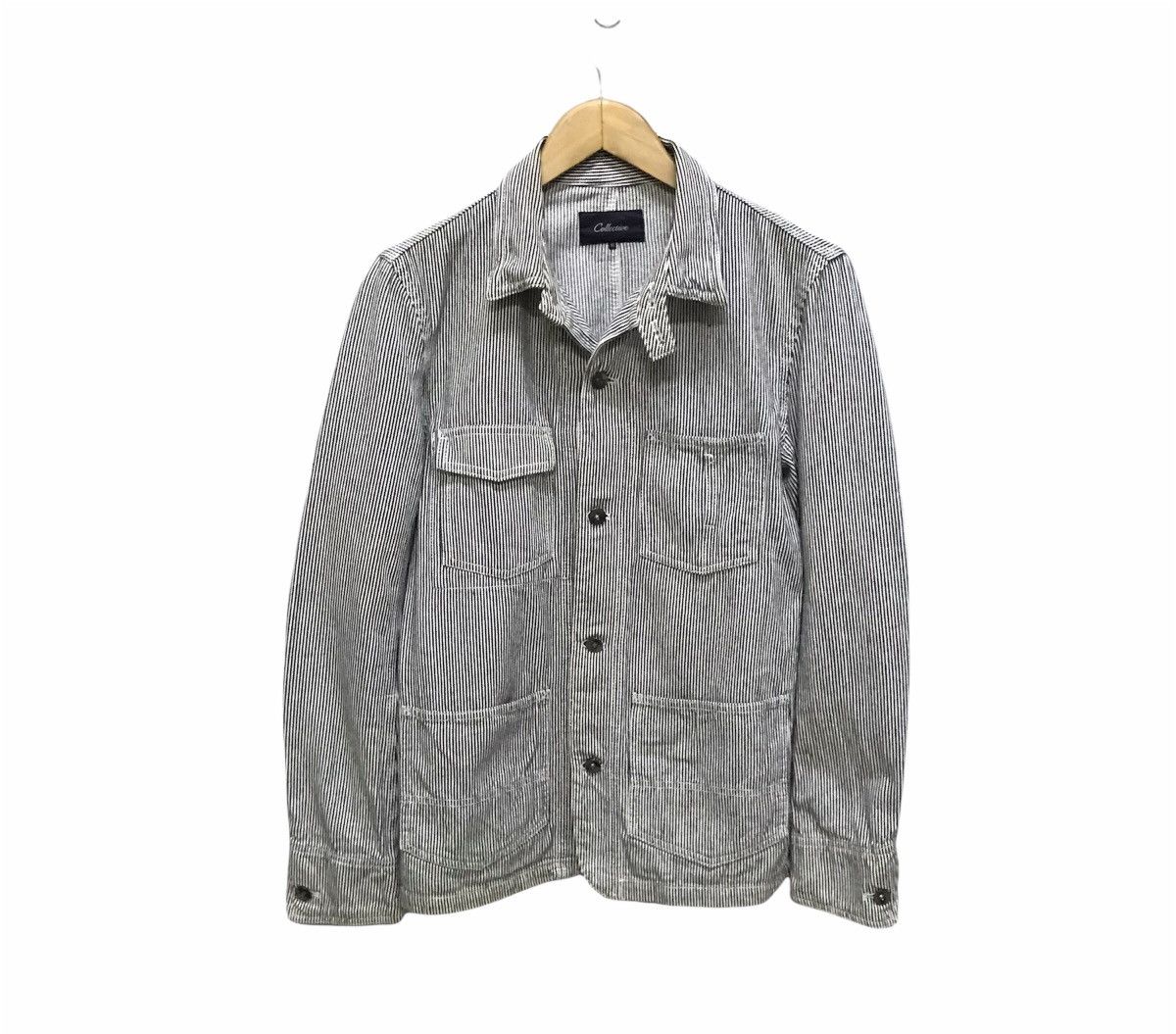 Japanese Brand Collective Hickory chore jacket Size US S / EU 44-46 / 1 - 1 Thumbnail
