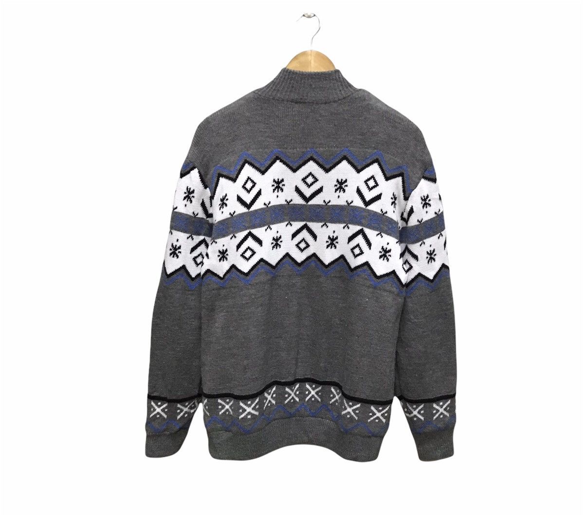 Japanese Brand × Vintage Vintage knitwear sherpa native navajo zipper up Size US L / EU 52-54 / 3 - 2 Thumbnail