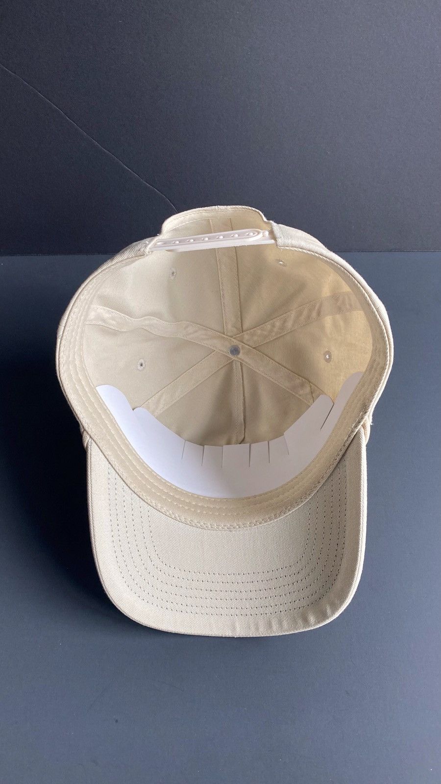 Band Tees Vintage Cream Aphex Twin Logo Embroided Hat Size ONE SIZE - 3 Thumbnail
