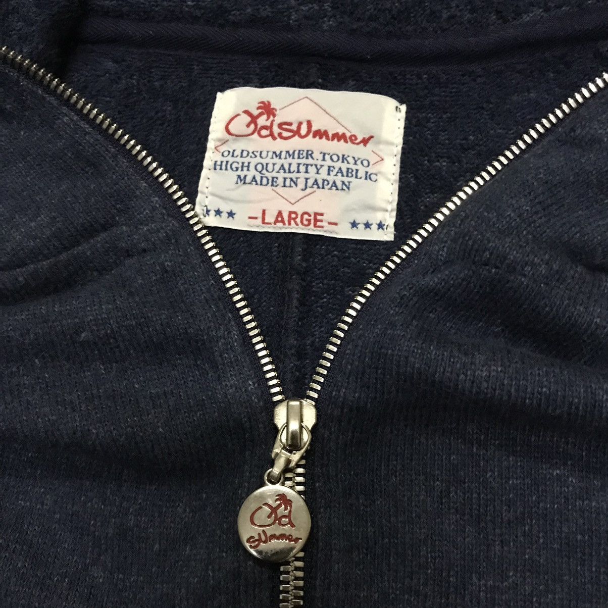 Japanese Brand × Vintage Old summer sweat zipper shark hoodie Size US L / EU 52-54 / 3 - 7 Thumbnail