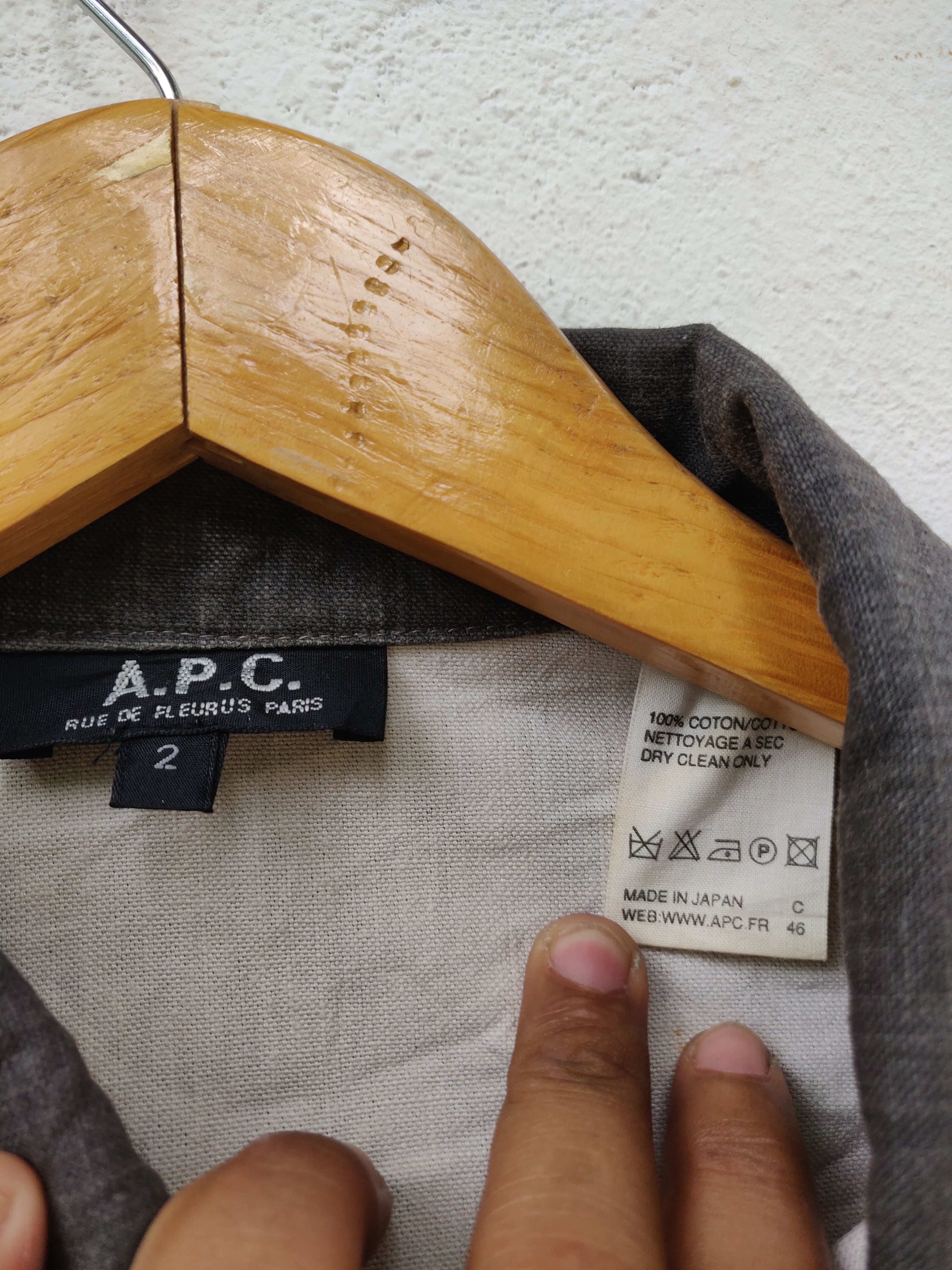 A.P.C. A.P.C LIGHT JACKETS BUTTON DOWN Size US M / EU 48-50 / 2 - 6 Thumbnail