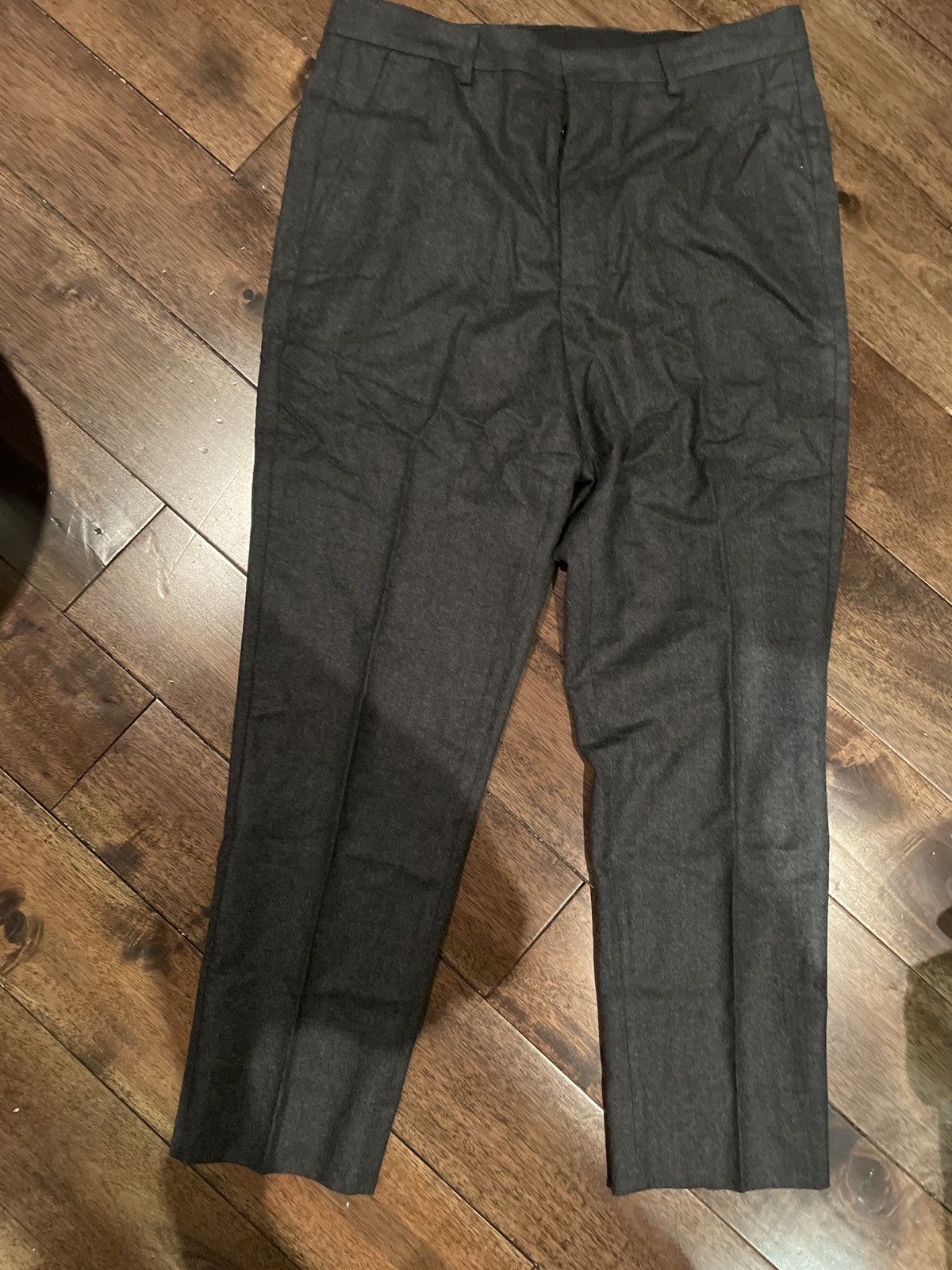 AMI Ami Grey Wool Trousers Size 38R - 1 Thumbnail