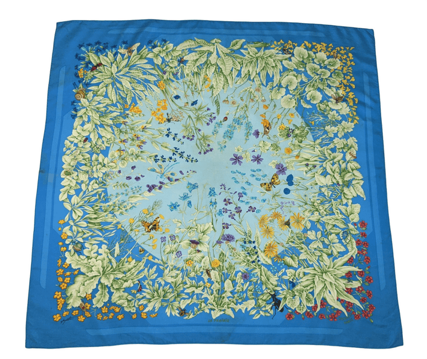 Hermes Hermes La Prairie by Antoine de Jacquelot Silk Scarf | Grailed