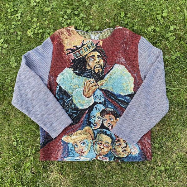 Other J.Cole KOD Tapestry Sweater Grailed