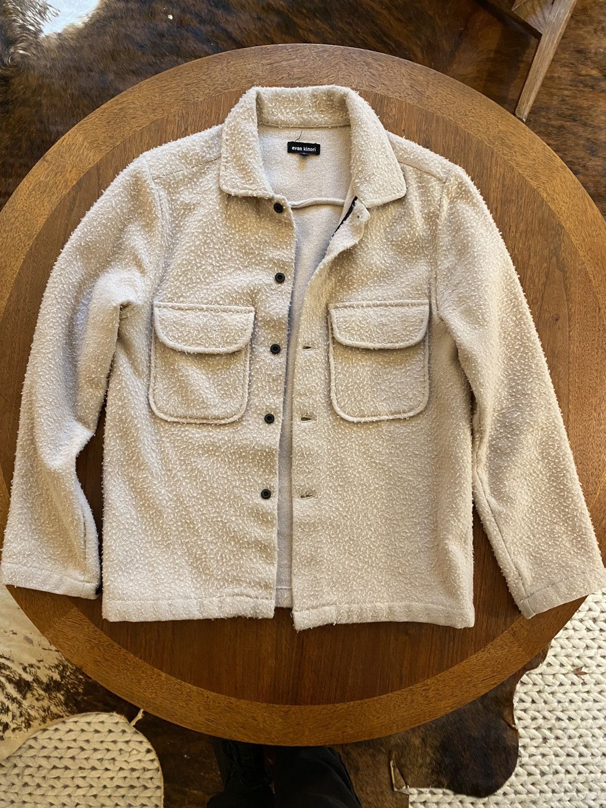 Evan Kinori Field Shirt - Casentino Wool | Grailed
