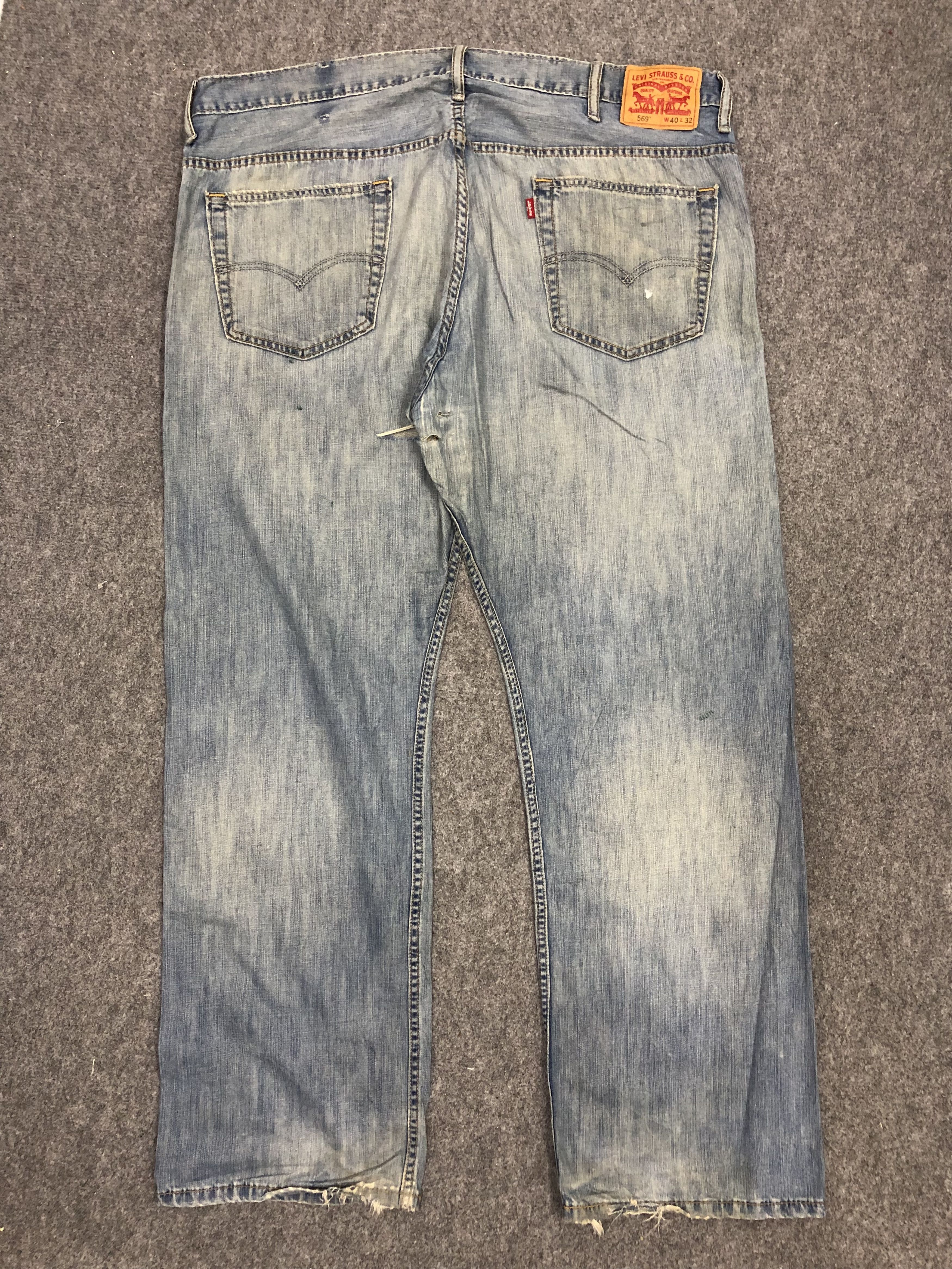 Levi's Vintage Levis 569 Sun Faded Denim DP1278 Size US 44 / EU 60 - 3 Thumbnail
