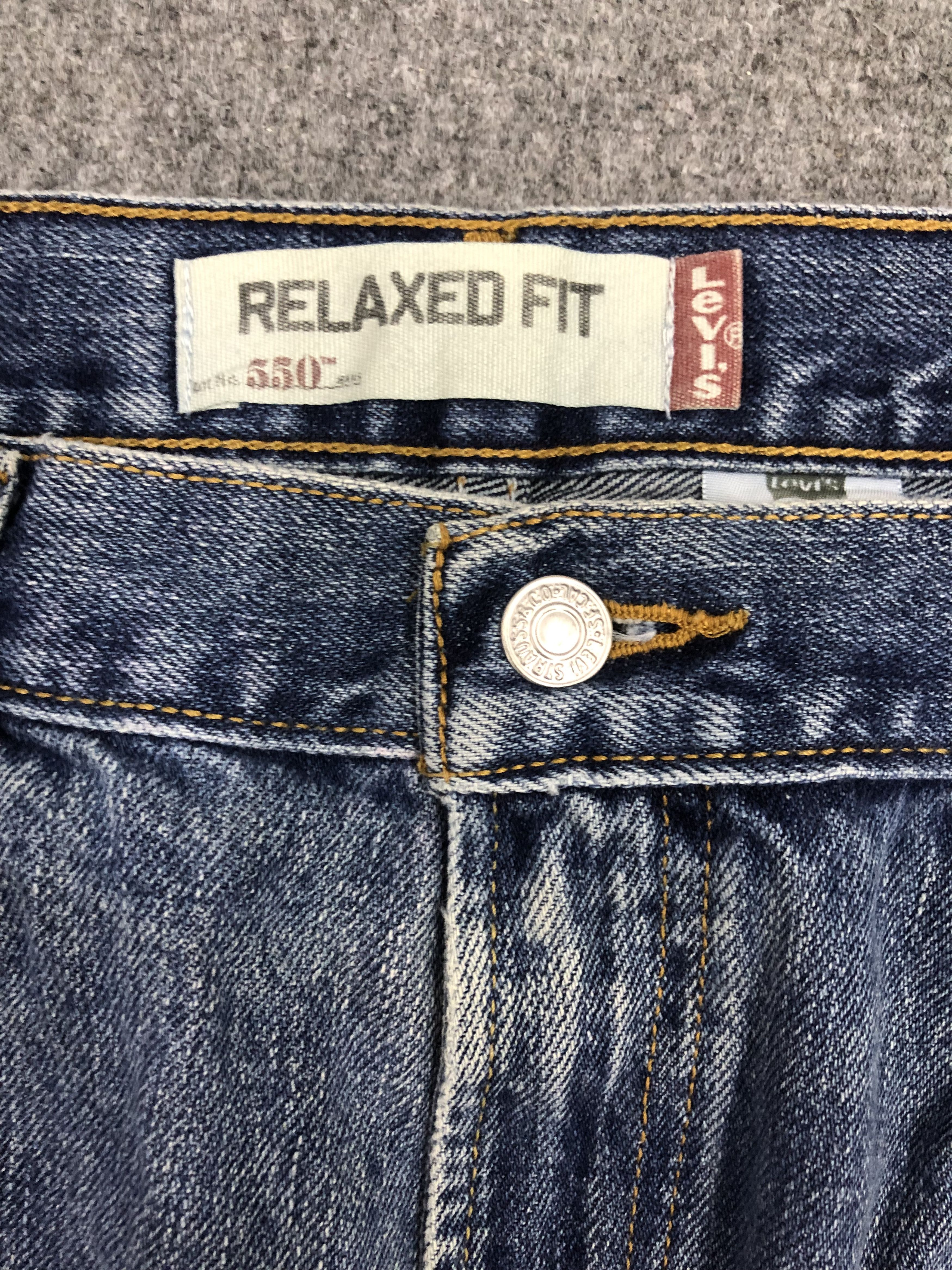 Levi's Vintage Levis 550 Sun Faded Denim DP1285 Size US 38 / EU 54 - 7 Thumbnail