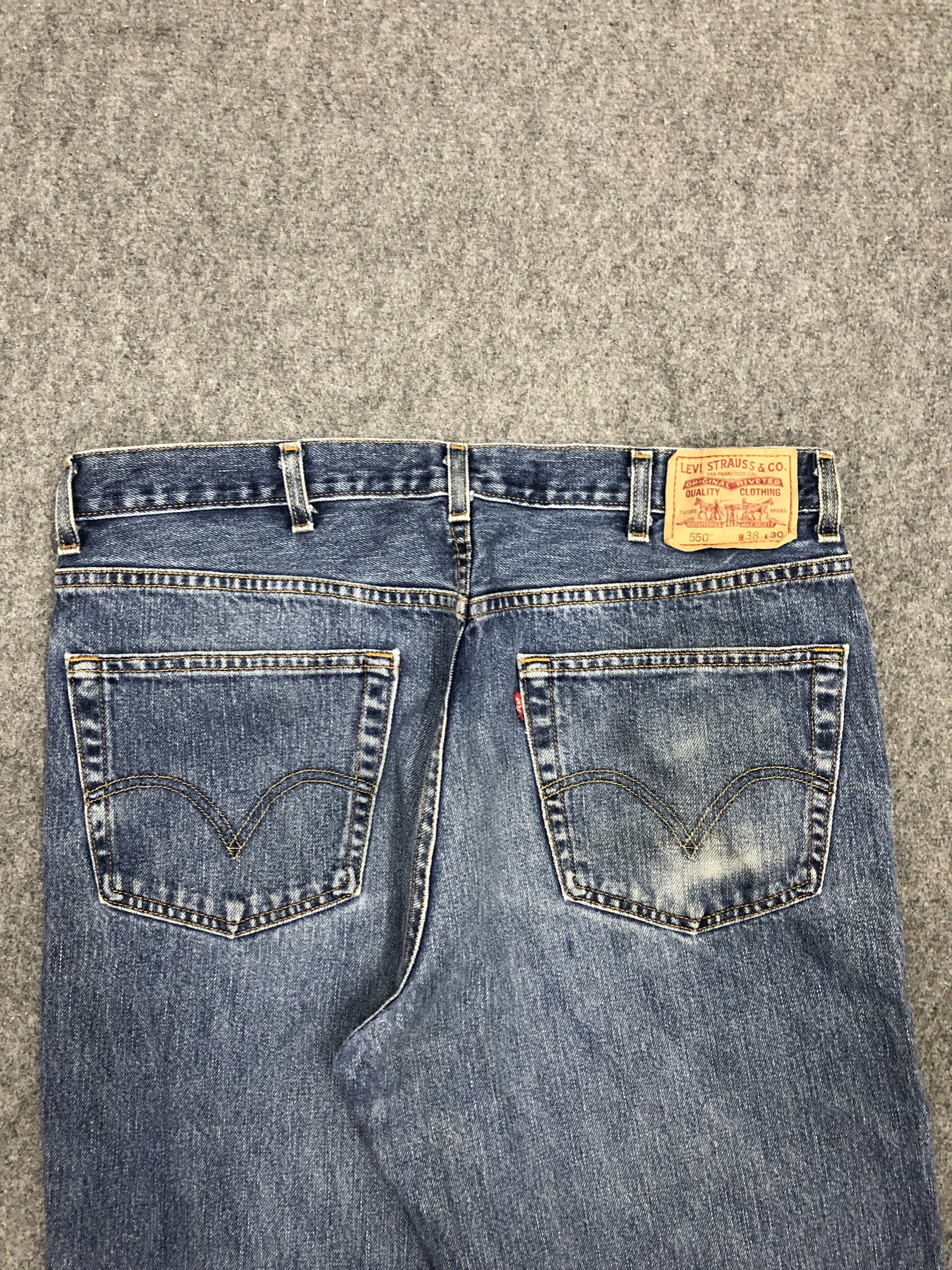 Levi's Vintage Levis 550 Sun Faded Denim DP1285 Size US 38 / EU 54 - 4 Thumbnail