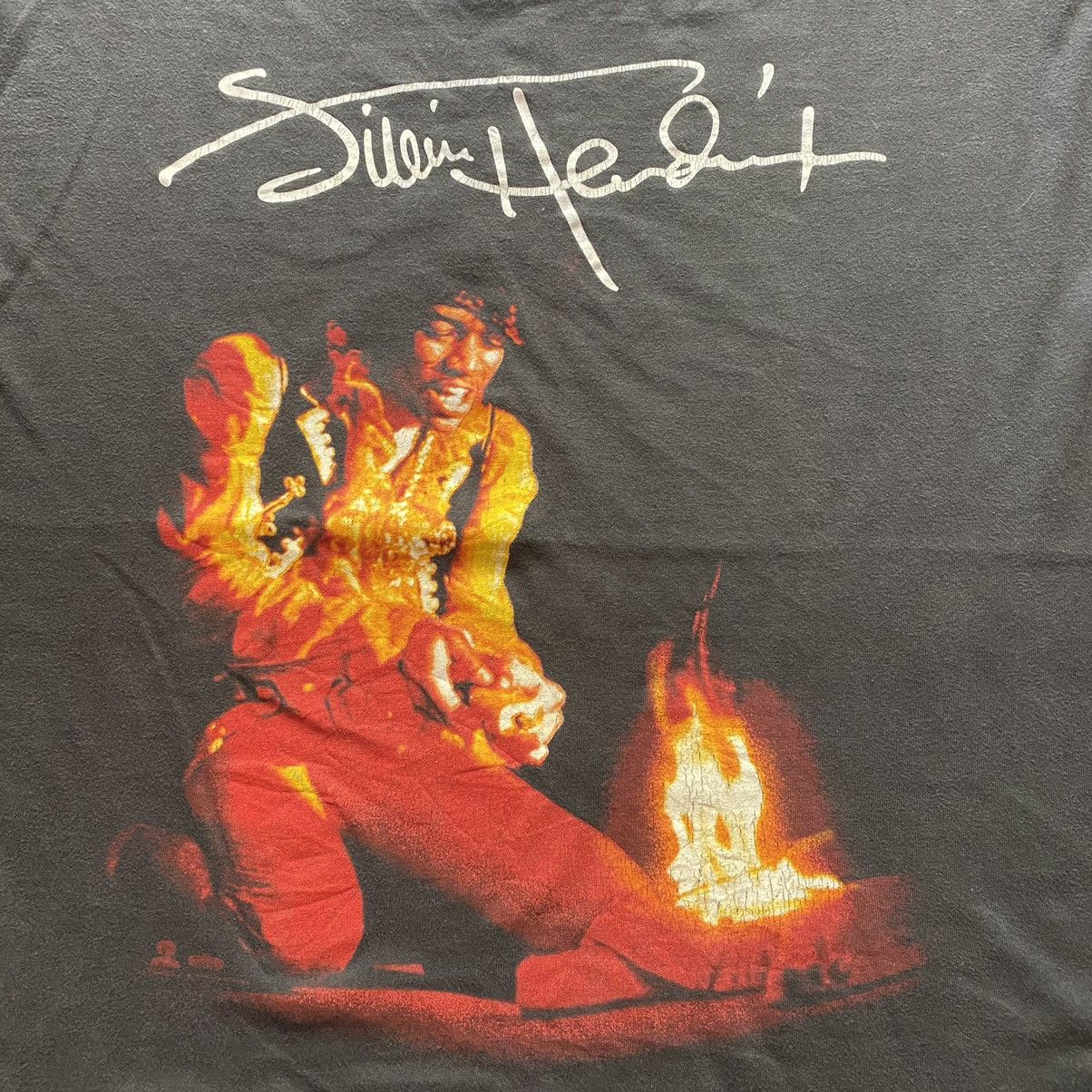 Band Tees × Vintage Vintage 90s Jimi Hendrix Size US XL / EU 56 / 4 - 3 Thumbnail