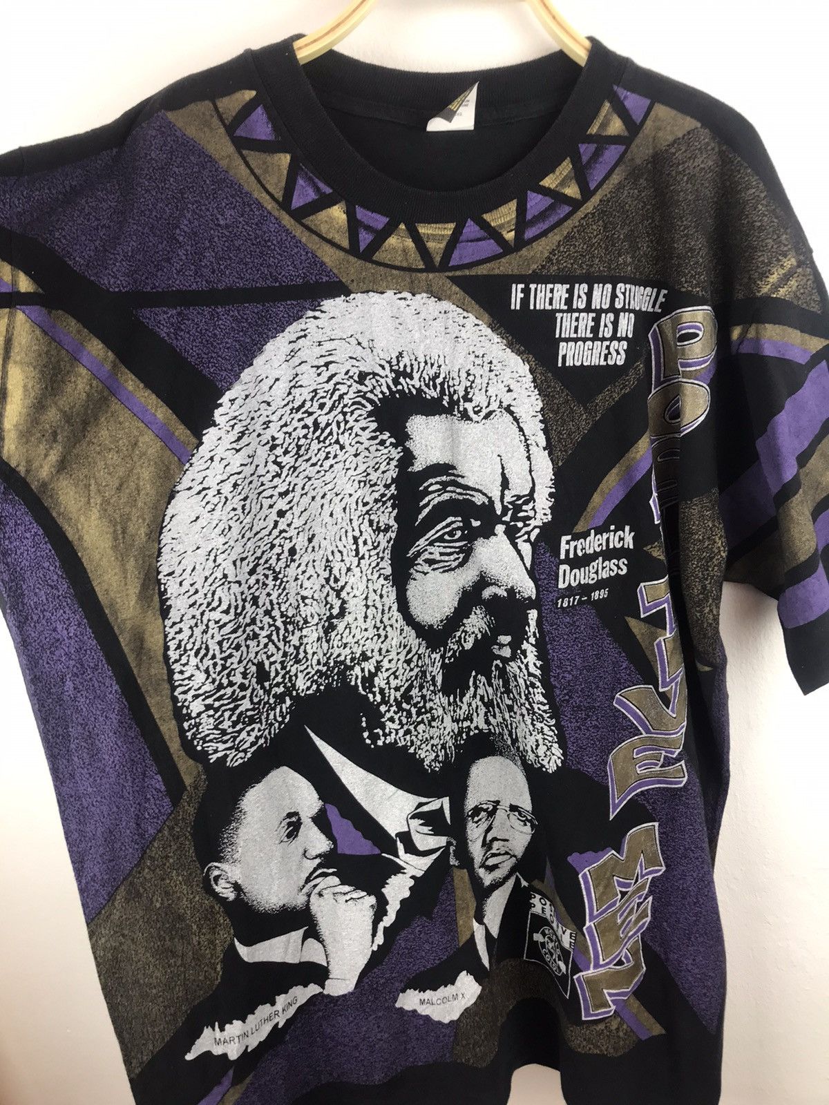 Vintage Vintage Malcolm X // Martin Luther Postive Men Size US XL / EU 56 / 4 - 3 Thumbnail