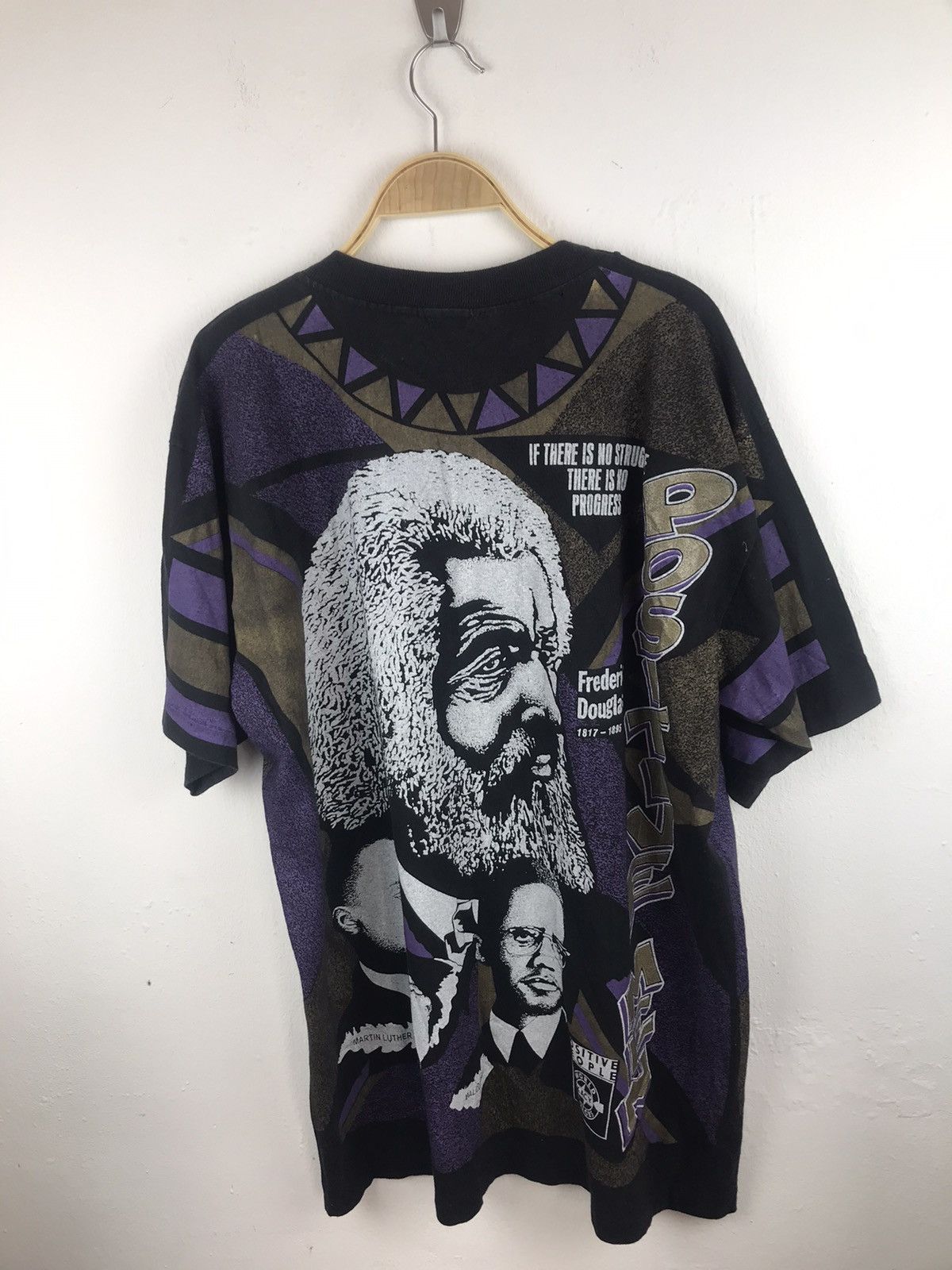Vintage Vintage Malcolm X // Martin Luther Postive Men Size US XL / EU 56 / 4 - 2 Thumbnail