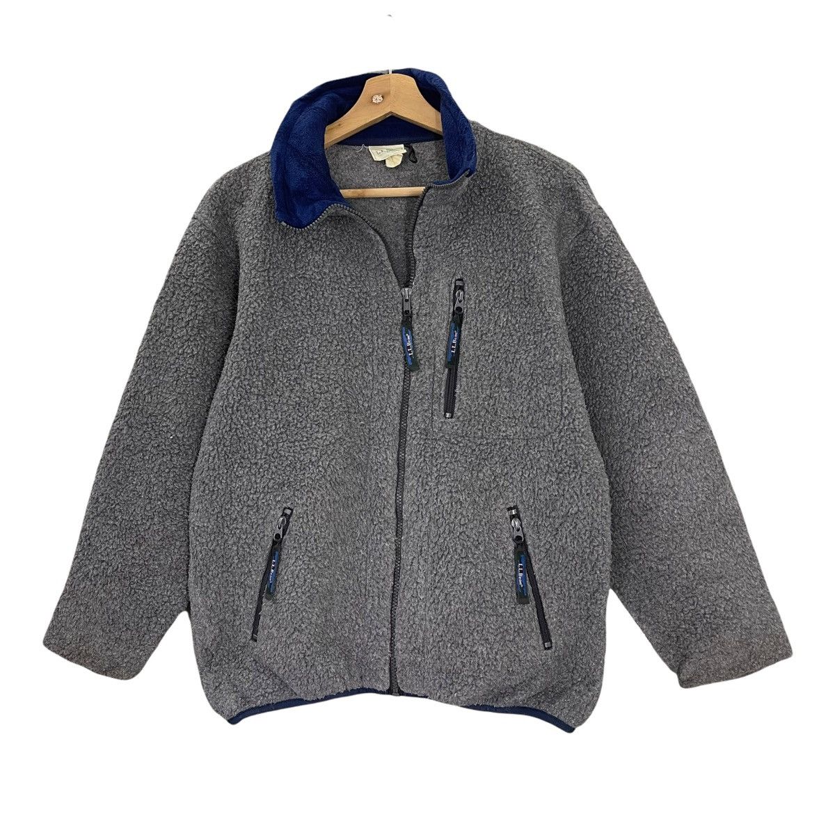 L.L. Bean Vintage 90s LL Bean Zipper Fleece Size M Size US M / EU 48-50 / 2 - 3 Thumbnail