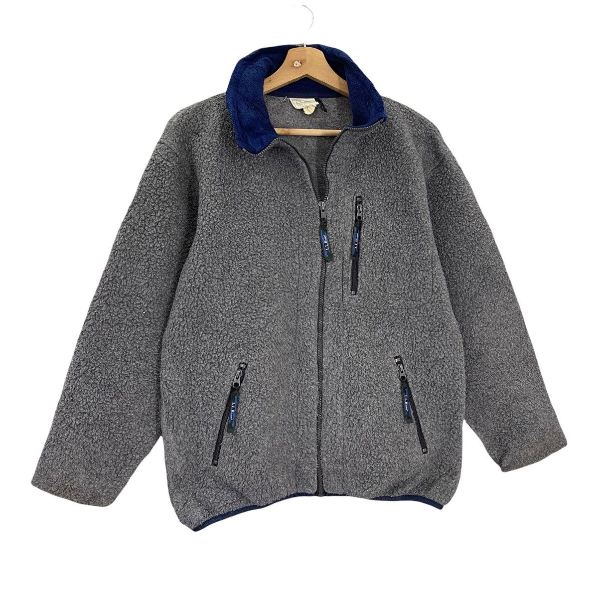 L.L. Bean Vintage 90s LL Bean Zipper Fleece Size M Size US M / EU 48-50 / 2 - 2 Thumbnail