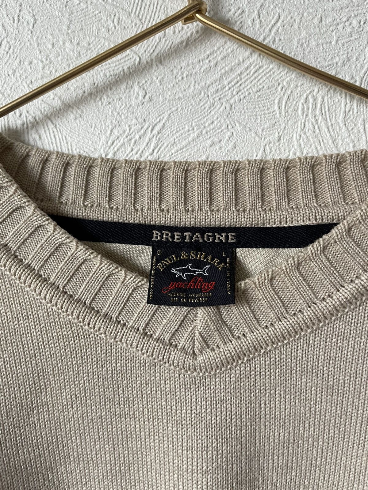 Paul & Shark Vintage Paul & Shark Knitted Yachting Wool Sweater Size US L / EU 52-54 / 3 - 3 Thumbnail