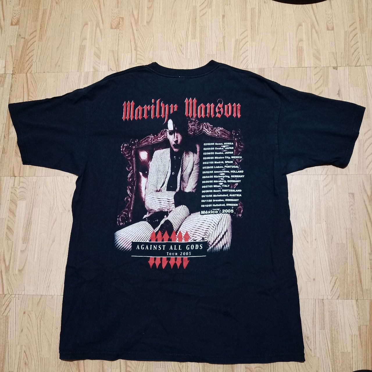 MARILYN MANSON AGAINST ALL GODS TOURTシャツ