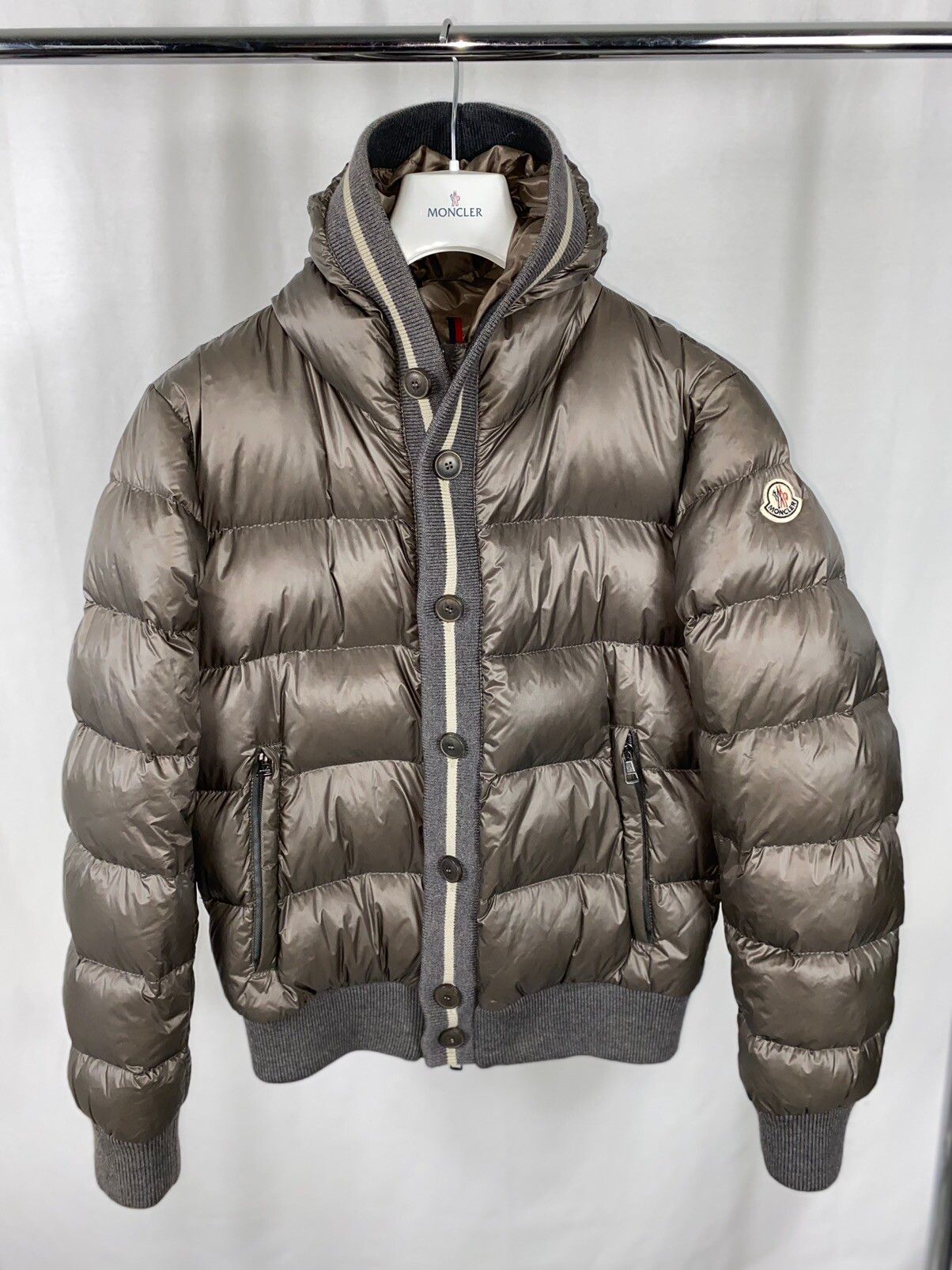 Moncler Moncler jacket Cesar size 2 grey | Grailed
