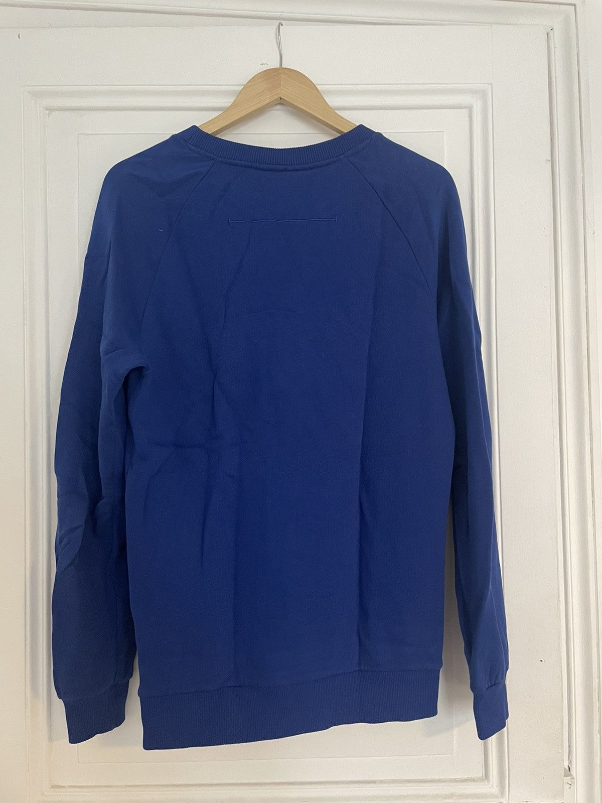 NEW HARMONY PARIS MEN'S BLUE VARSITY CREWNECK outlet SWEATSHIRT SZ XL