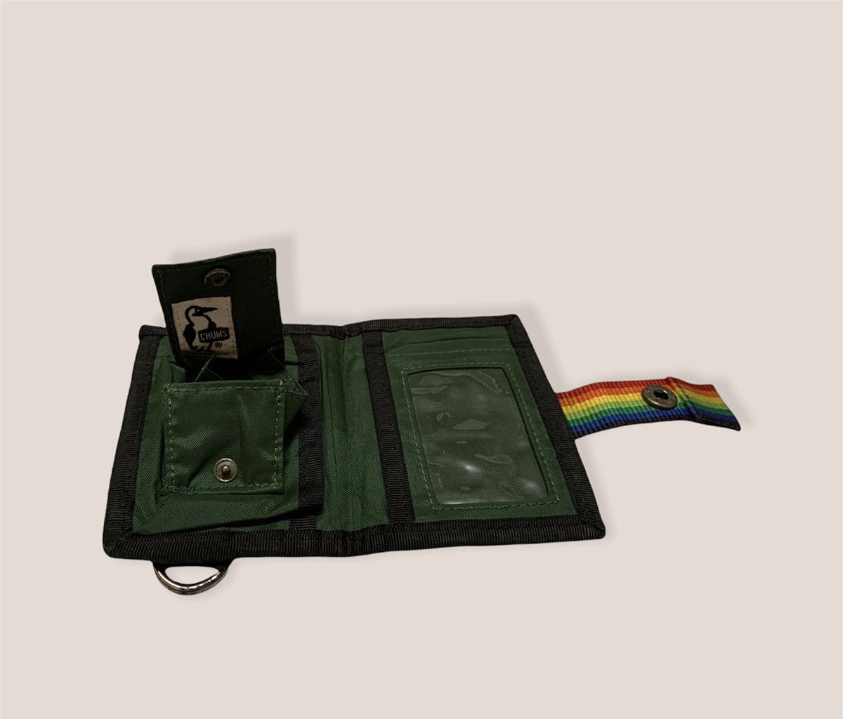 Vintage Chums Wallet Button Nylon Wallet Rare bag