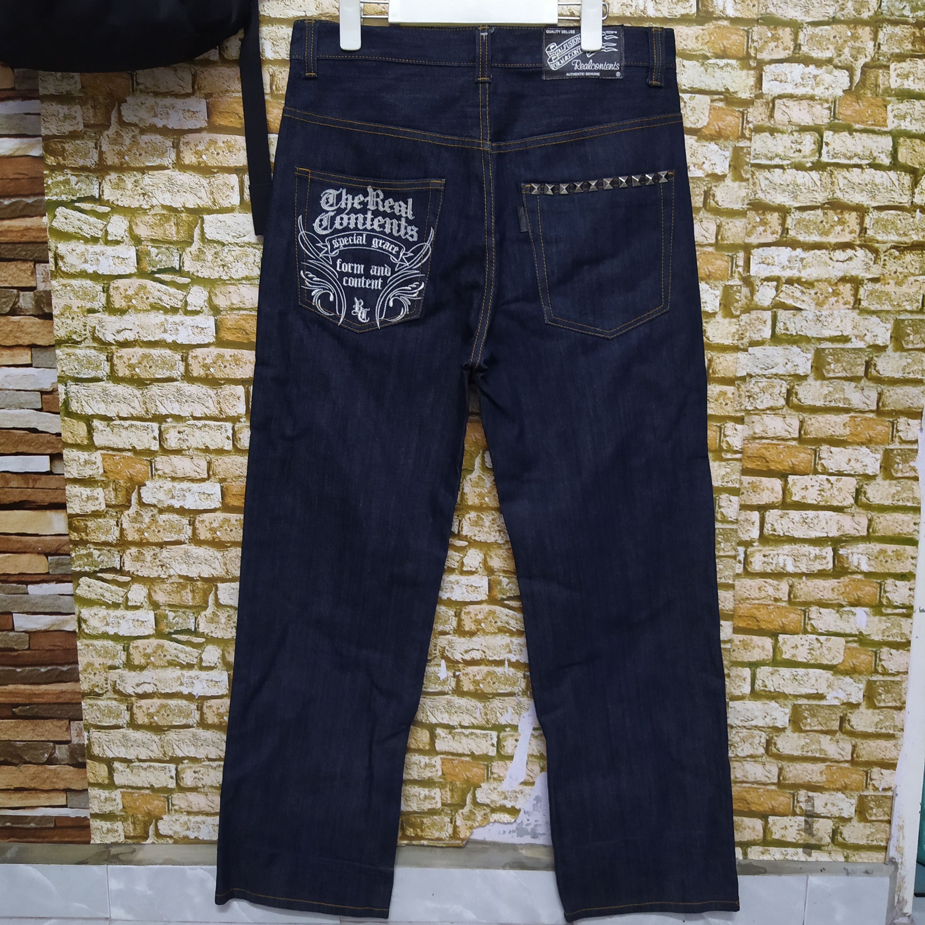 Japanese Brand × Seditionaries REAL CONTENTS KING UNDRGRND STUD PUNK DENIM HYSTERIC (D327) Size US 34 / EU 50 - 1 Thumbnail