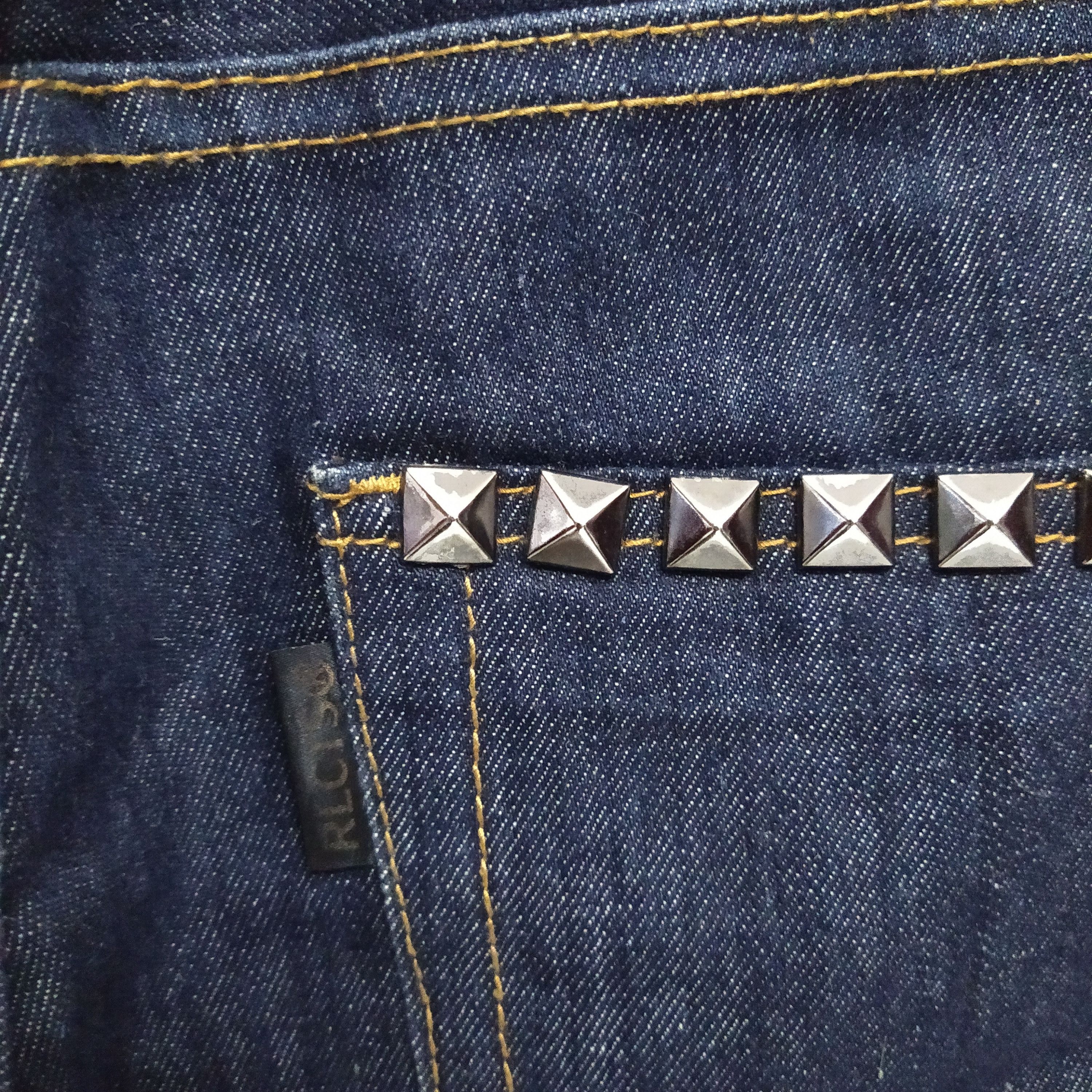 Japanese Brand × Seditionaries REAL CONTENTS KING UNDRGRND STUD PUNK DENIM HYSTERIC (D327) Size US 34 / EU 50 - 3 Thumbnail