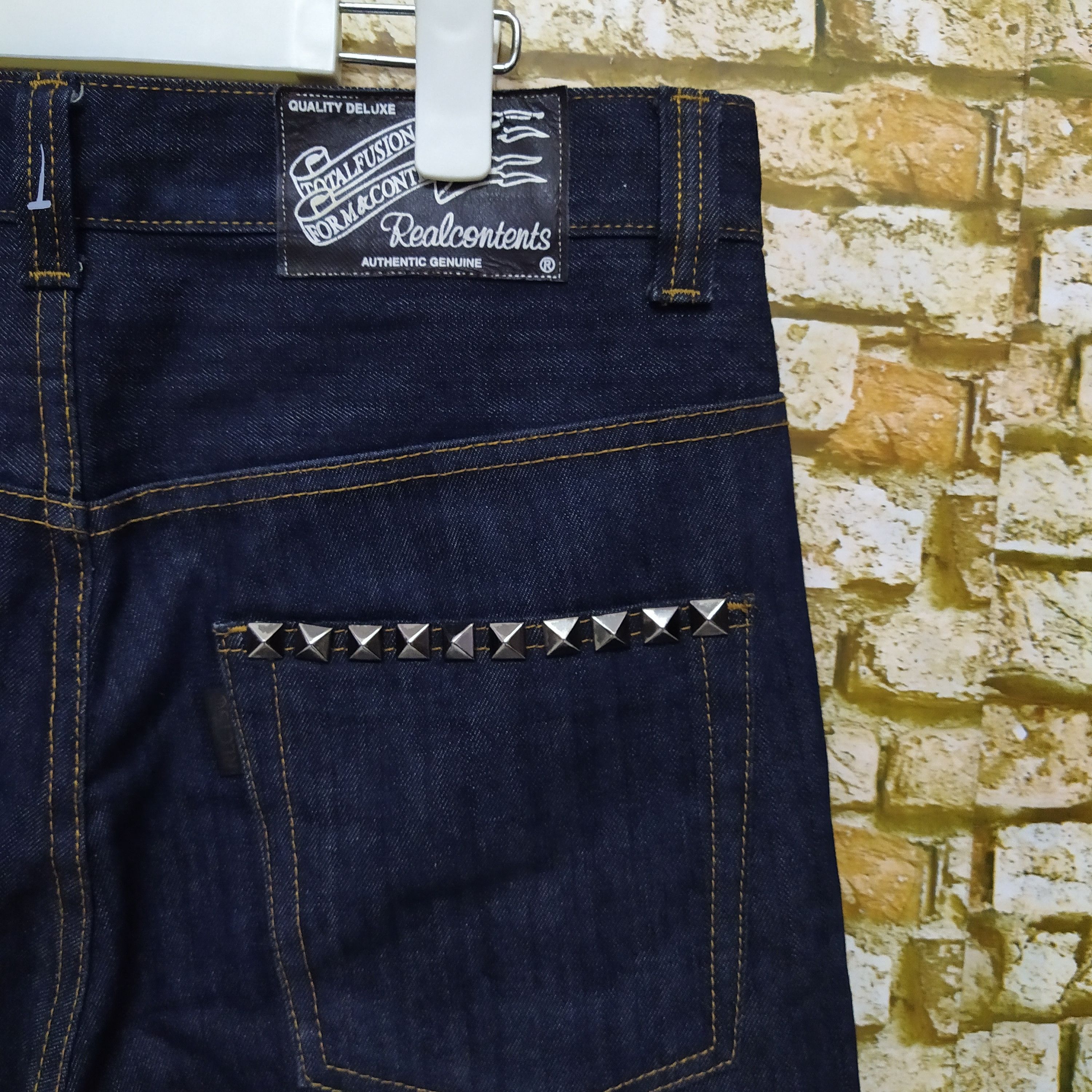 Japanese Brand × Seditionaries REAL CONTENTS KING UNDRGRND STUD PUNK DENIM HYSTERIC (D327) Size US 34 / EU 50 - 5 Thumbnail