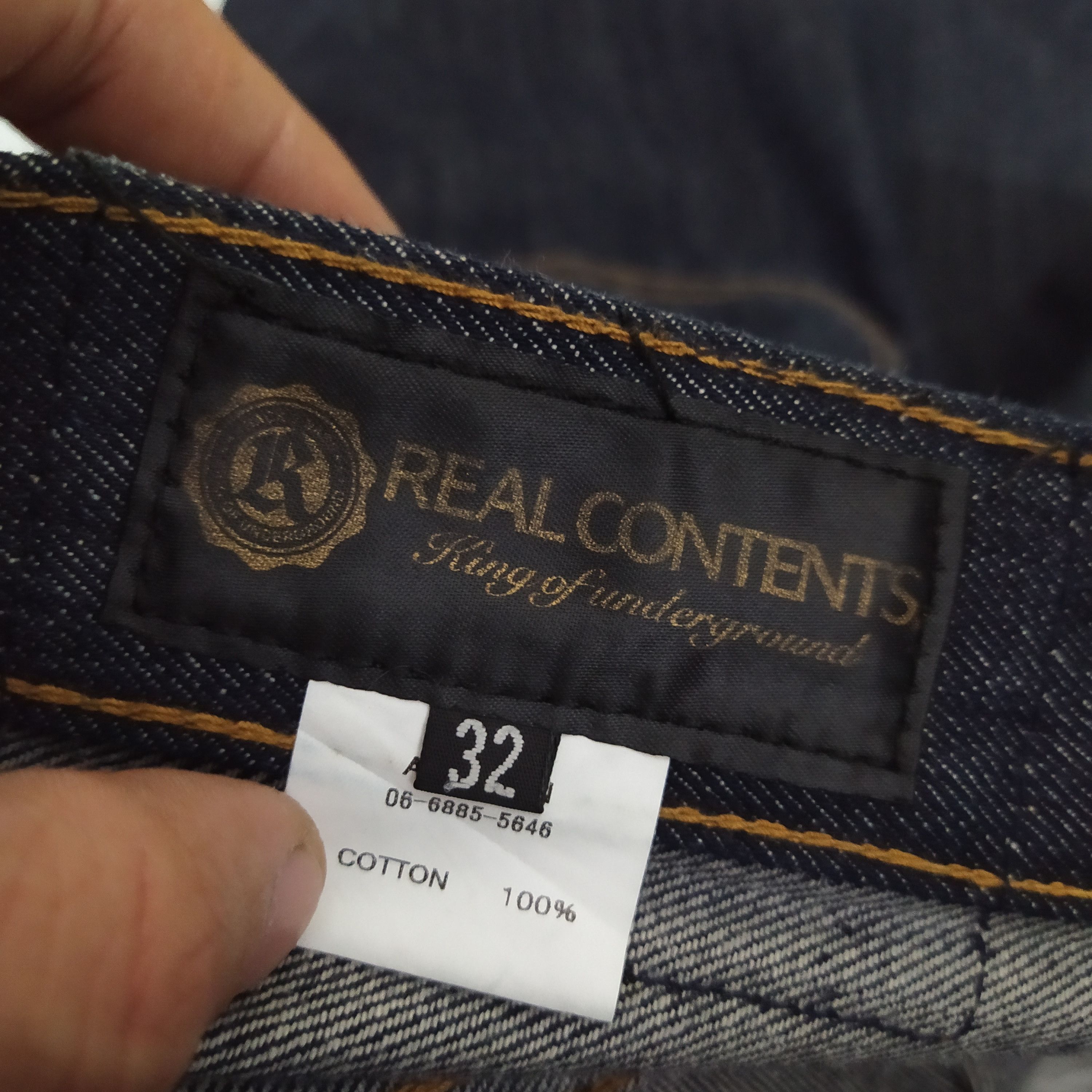 Japanese Brand × Seditionaries REAL CONTENTS KING UNDRGRND STUD PUNK DENIM HYSTERIC (D327) Size US 34 / EU 50 - 8 Thumbnail