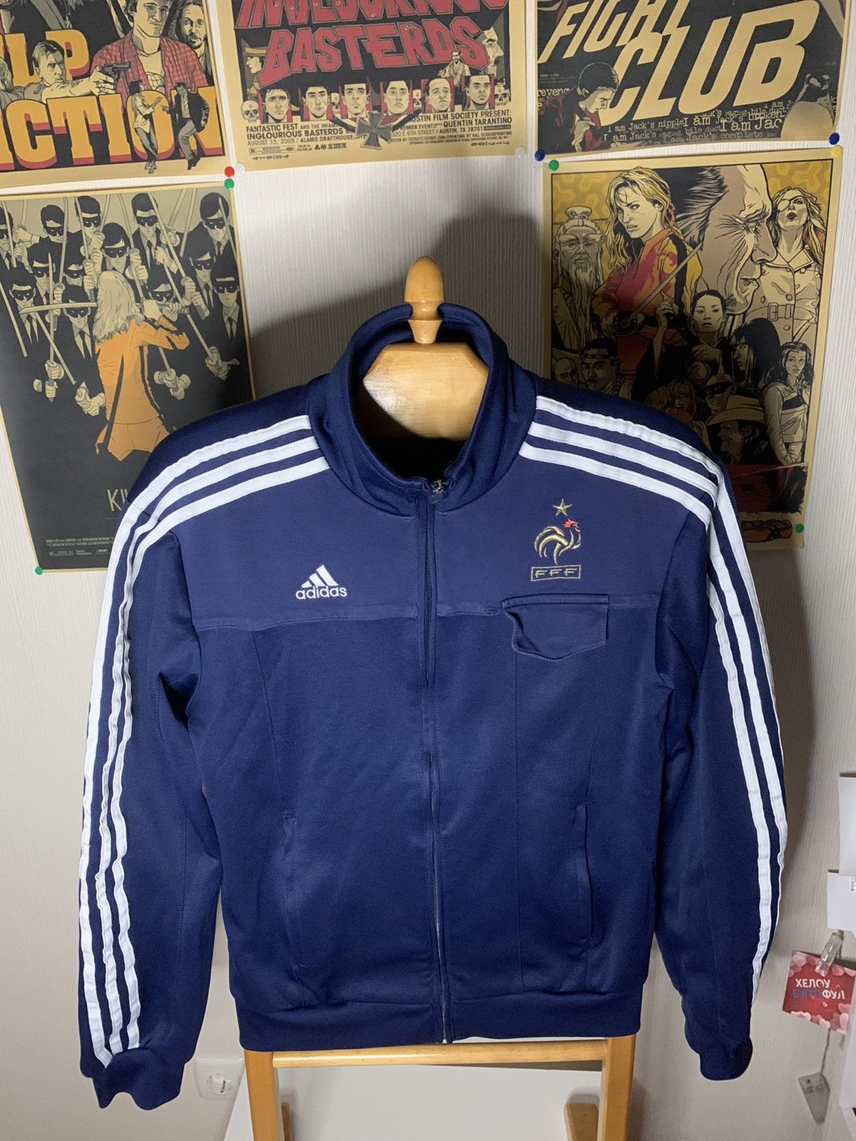 Adidas Soccer Jersey Vintage France national soccer team adidas vintage zip track top Grailed