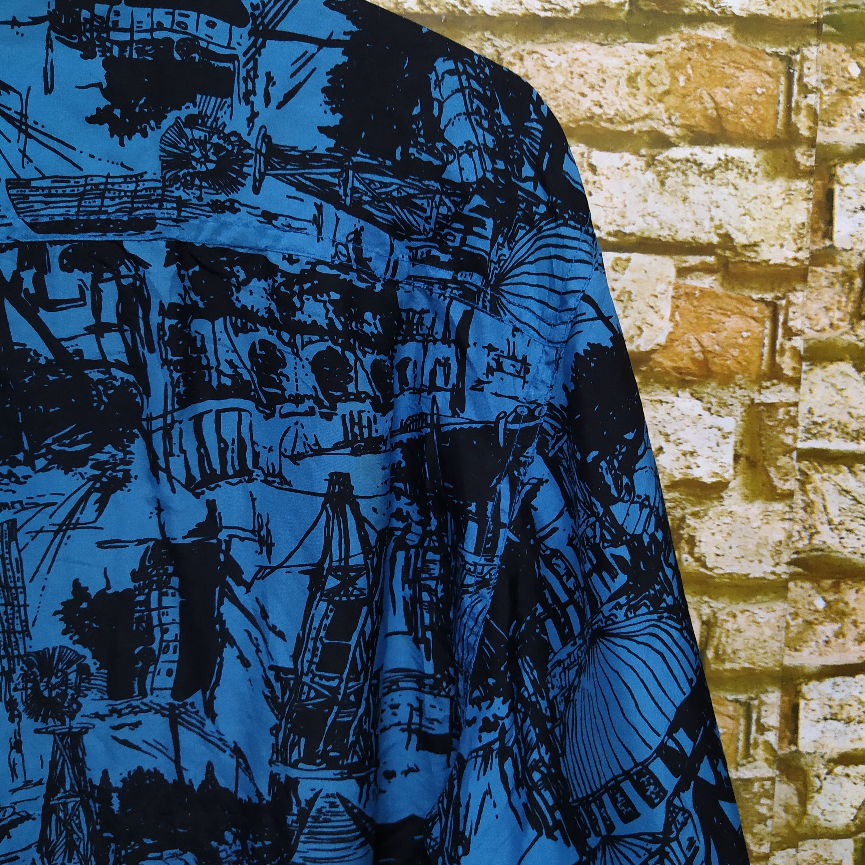Designer × Seditionaries GARDIANO DESIGNER PUNK FULL PRINTED SHIRT (D330) Size US M / EU 48-50 / 2 - 5 Thumbnail