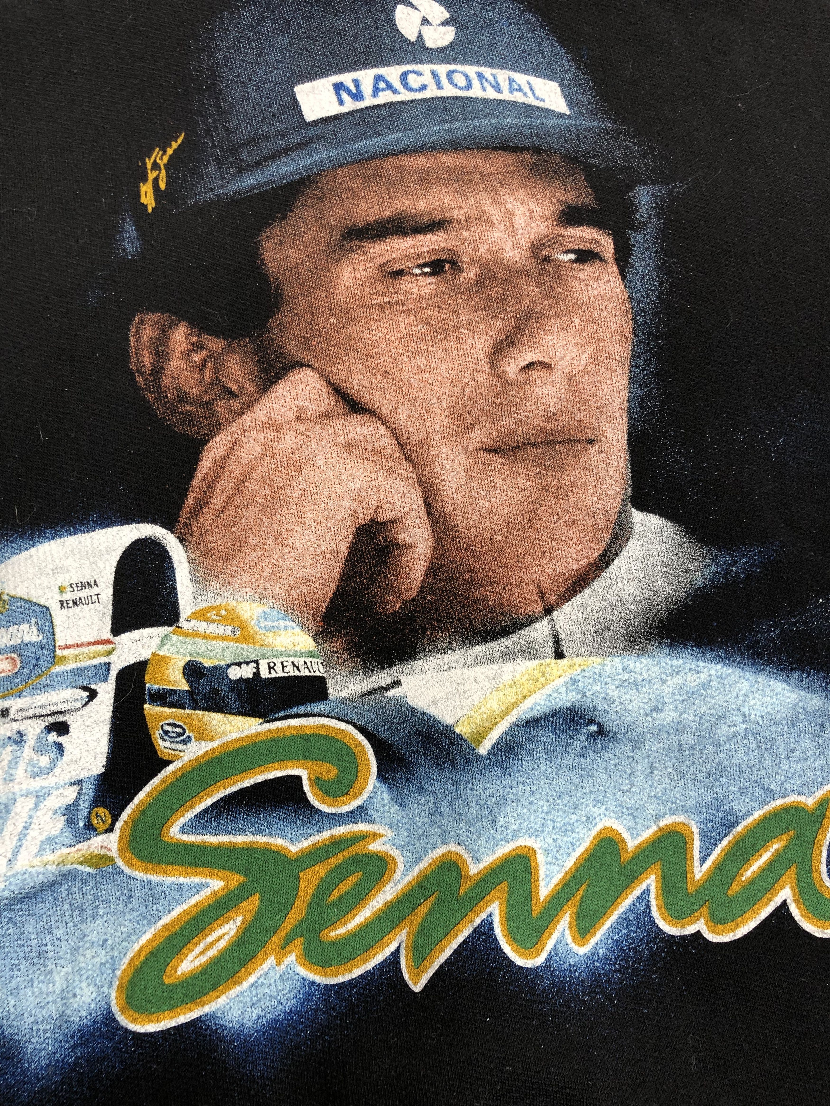 Formula 1 Vintage 90s Ayrton Senna Formula 1 F1 Empire hoodie Size US L / EU 52-54 / 3 - 13 Thumbnail