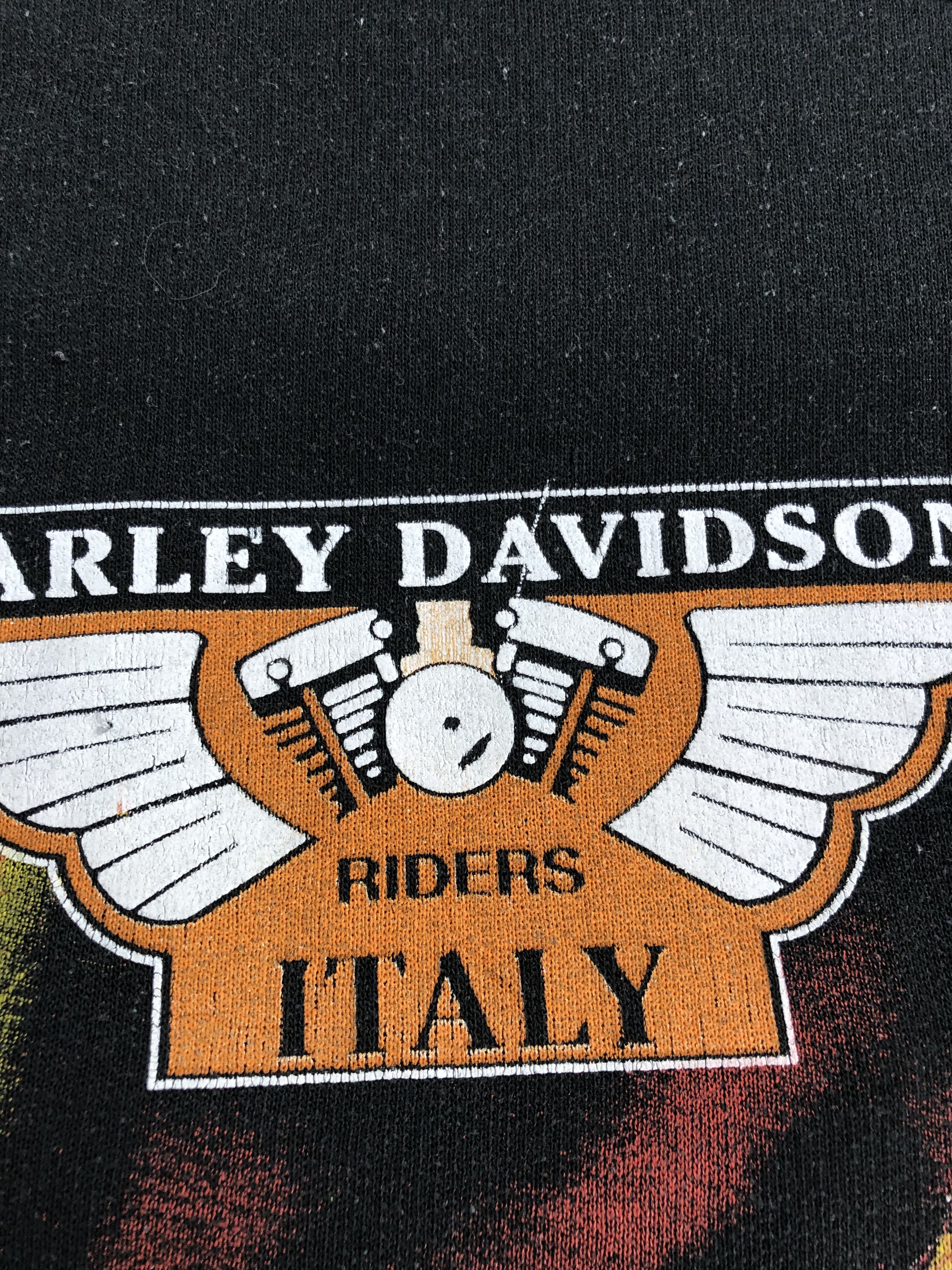 Harley Davidson Vintage 1999 Harley Davidson Italy Indian hoodie Size US L / EU 52-54 / 3 - 7 Thumbnail