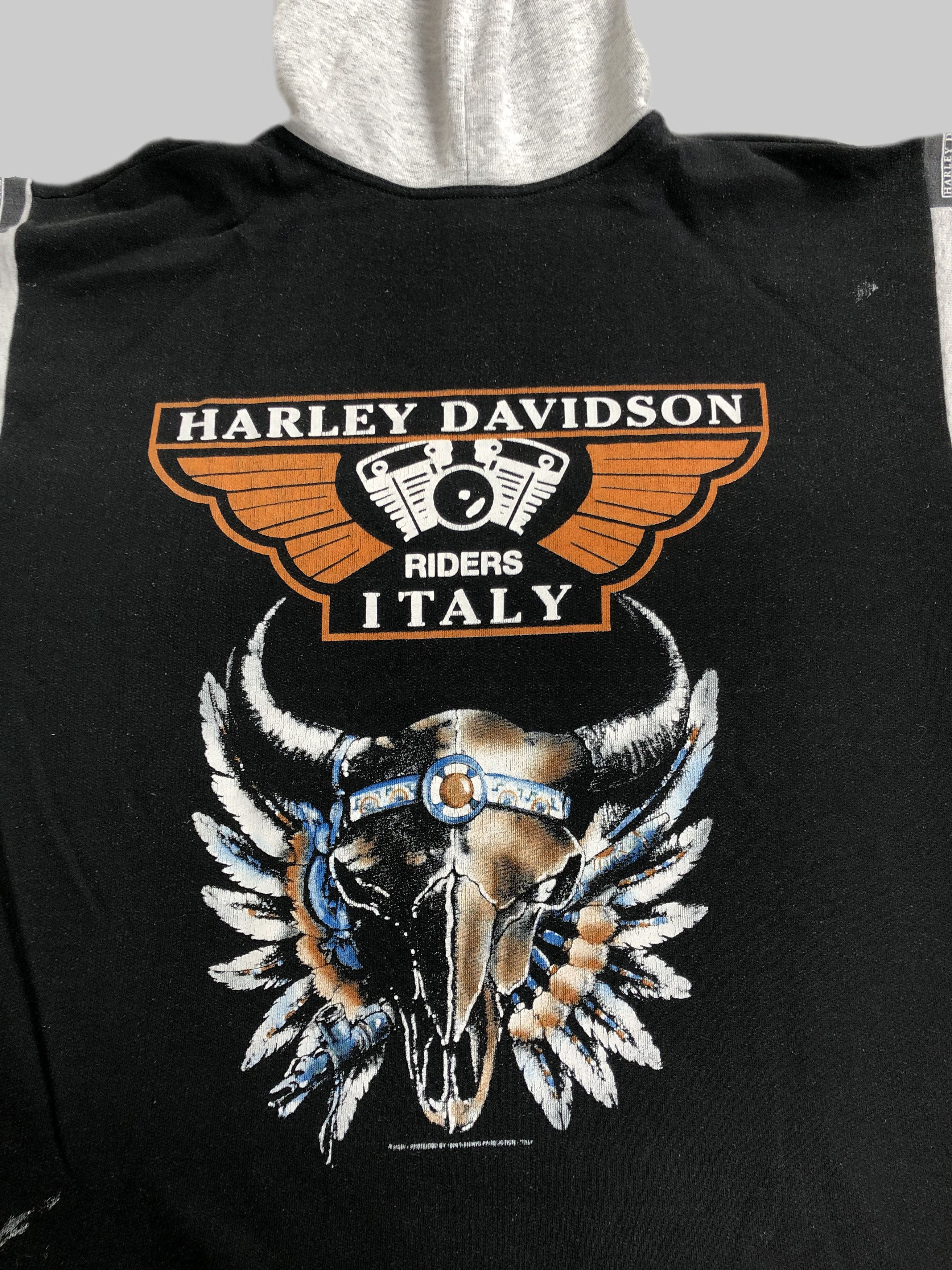 Harley Davidson Vintage 1999 Harley Davidson Italy Indian hoodie Size US L / EU 52-54 / 3 - 14 Thumbnail