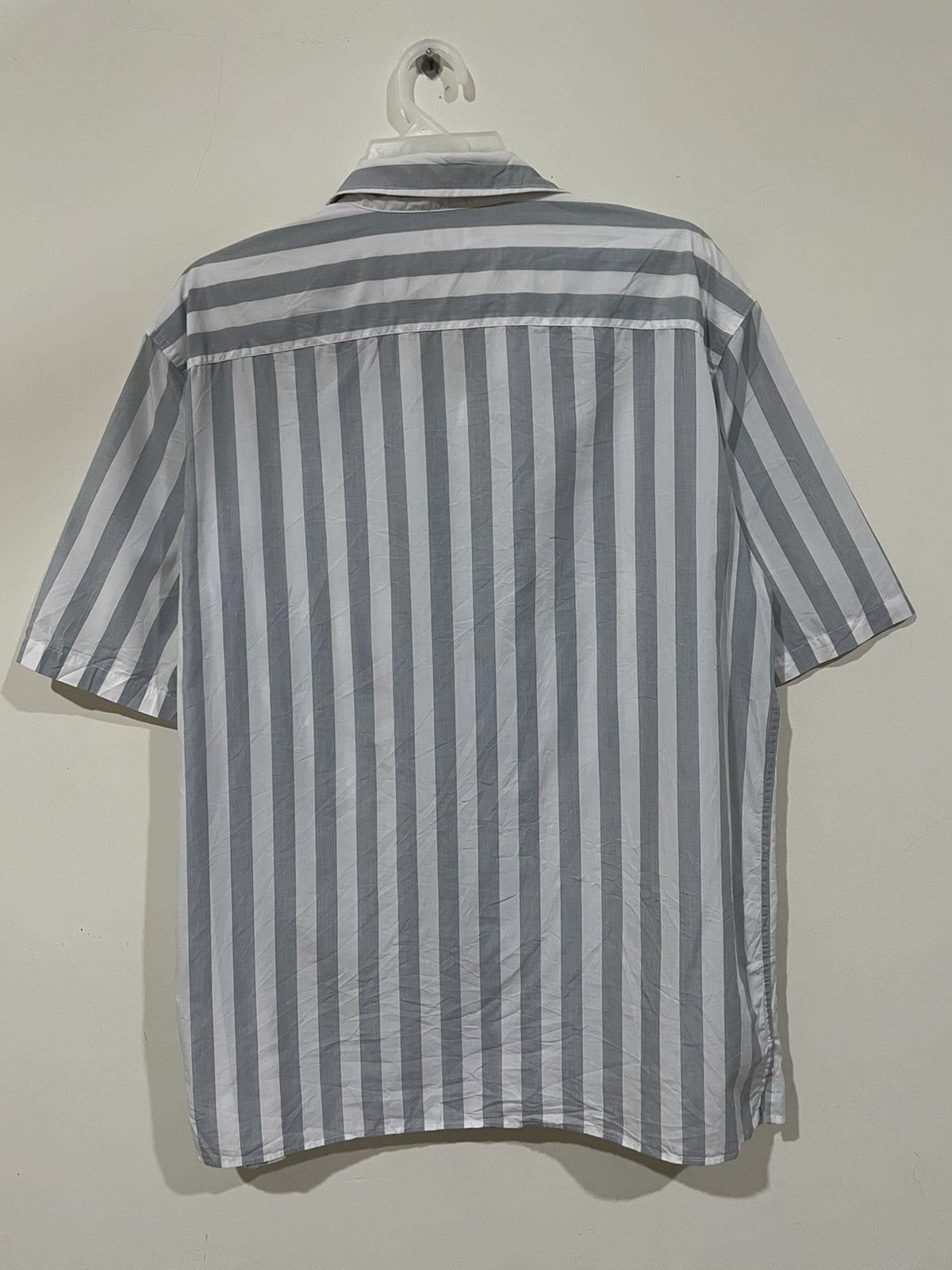 Christophe Lemaire Vintage Lemaire UUU x Uniqlo Striped Double Pocket Shirts Size US L / EU 52-54 / 3 - 4 Thumbnail