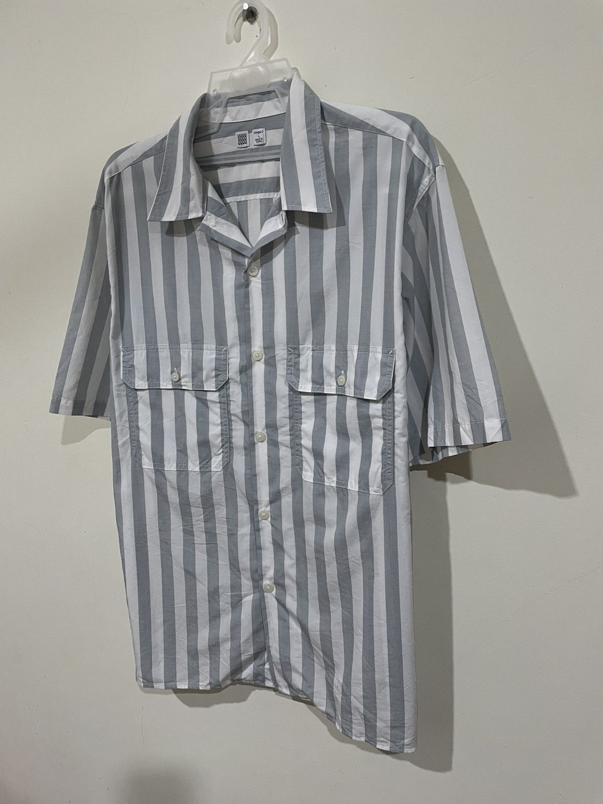 Christophe Lemaire Vintage Lemaire UUU x Uniqlo Striped Double Pocket Shirts Size US L / EU 52-54 / 3 - 3 Thumbnail