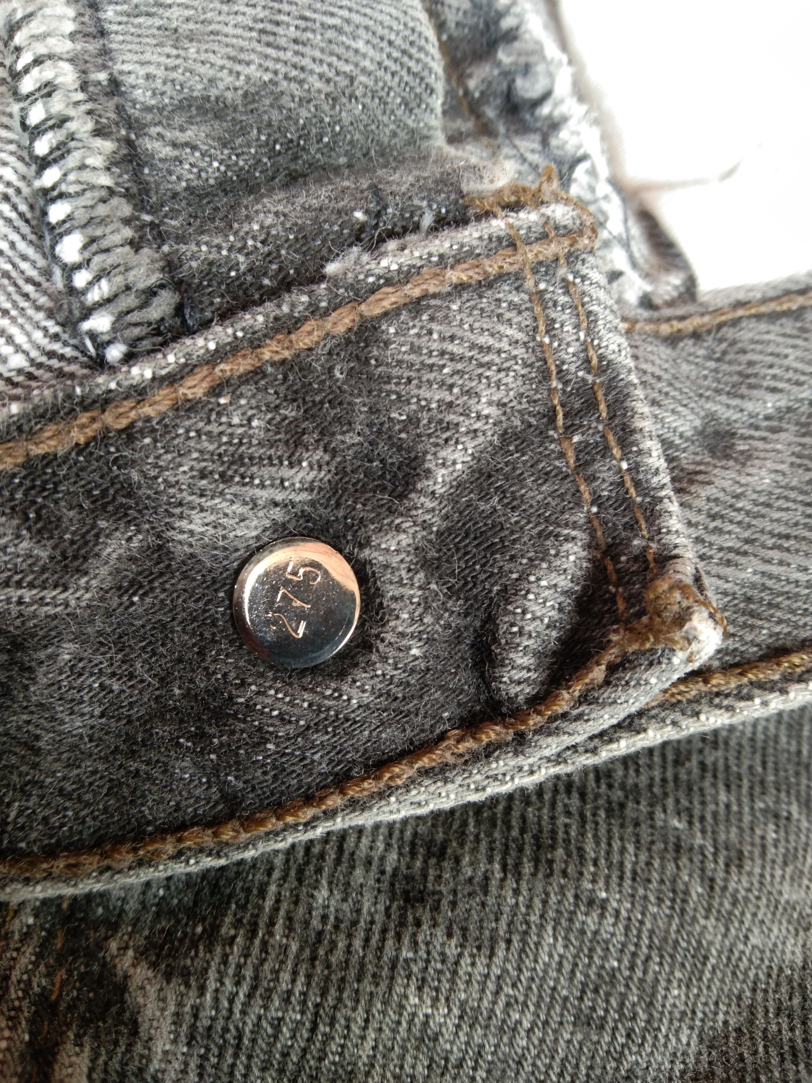 Levi's × Vintage 90s Vintage Levis 501 Grey Distressed Jeans 32x32 Size US 32 / EU 48 - 10 Thumbnail