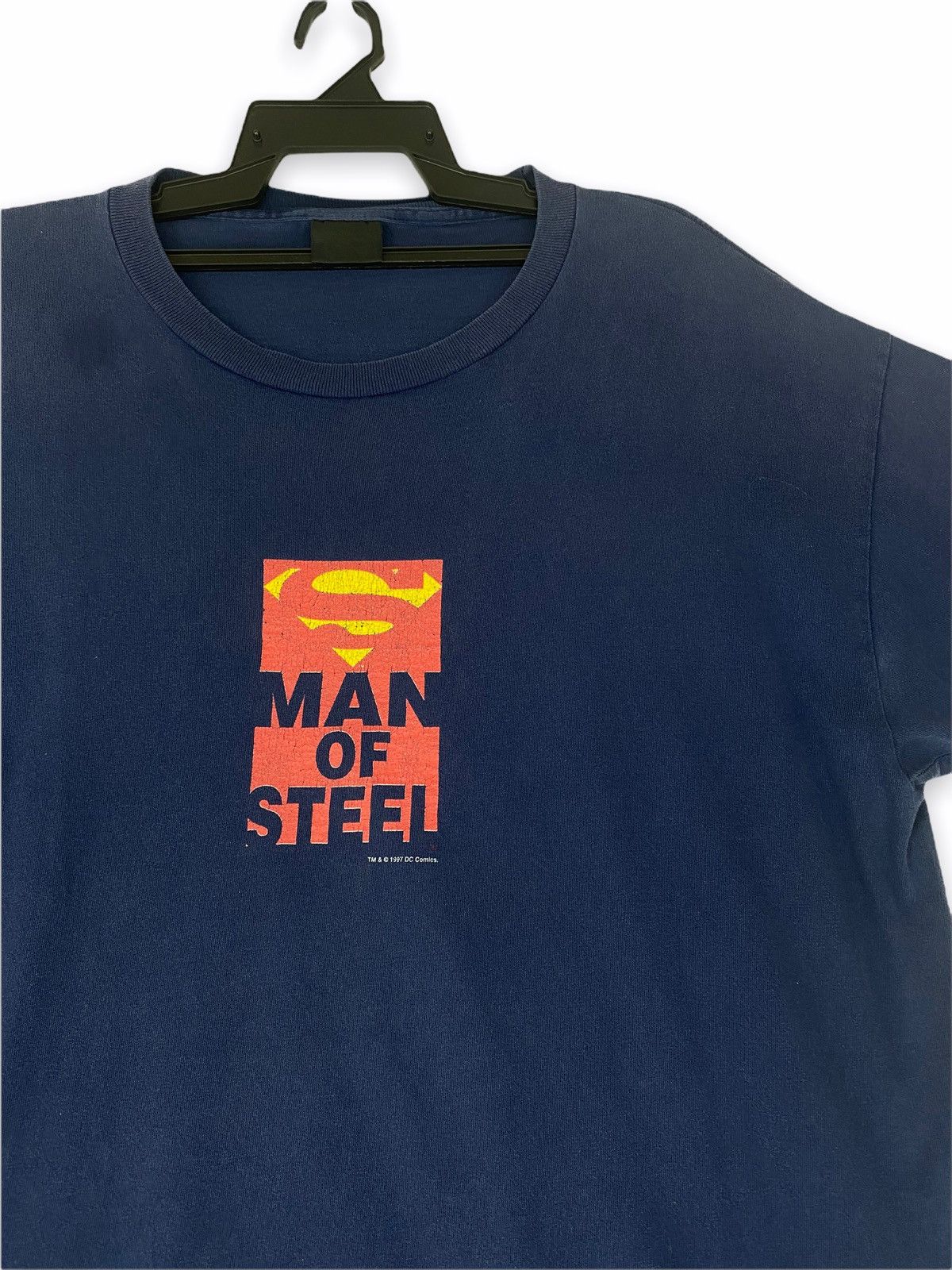 DC Comics × Vintage Vintage rare 1997 Superman Man Of Steel Size US XL / EU 56 / 4 - 2 Thumbnail