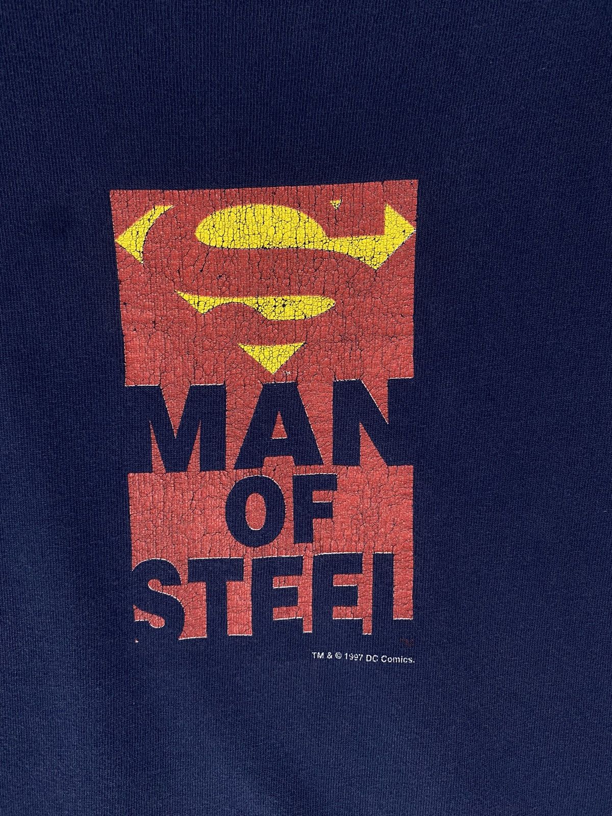 DC Comics × Vintage Vintage rare 1997 Superman Man Of Steel Size US XL / EU 56 / 4 - 3 Thumbnail