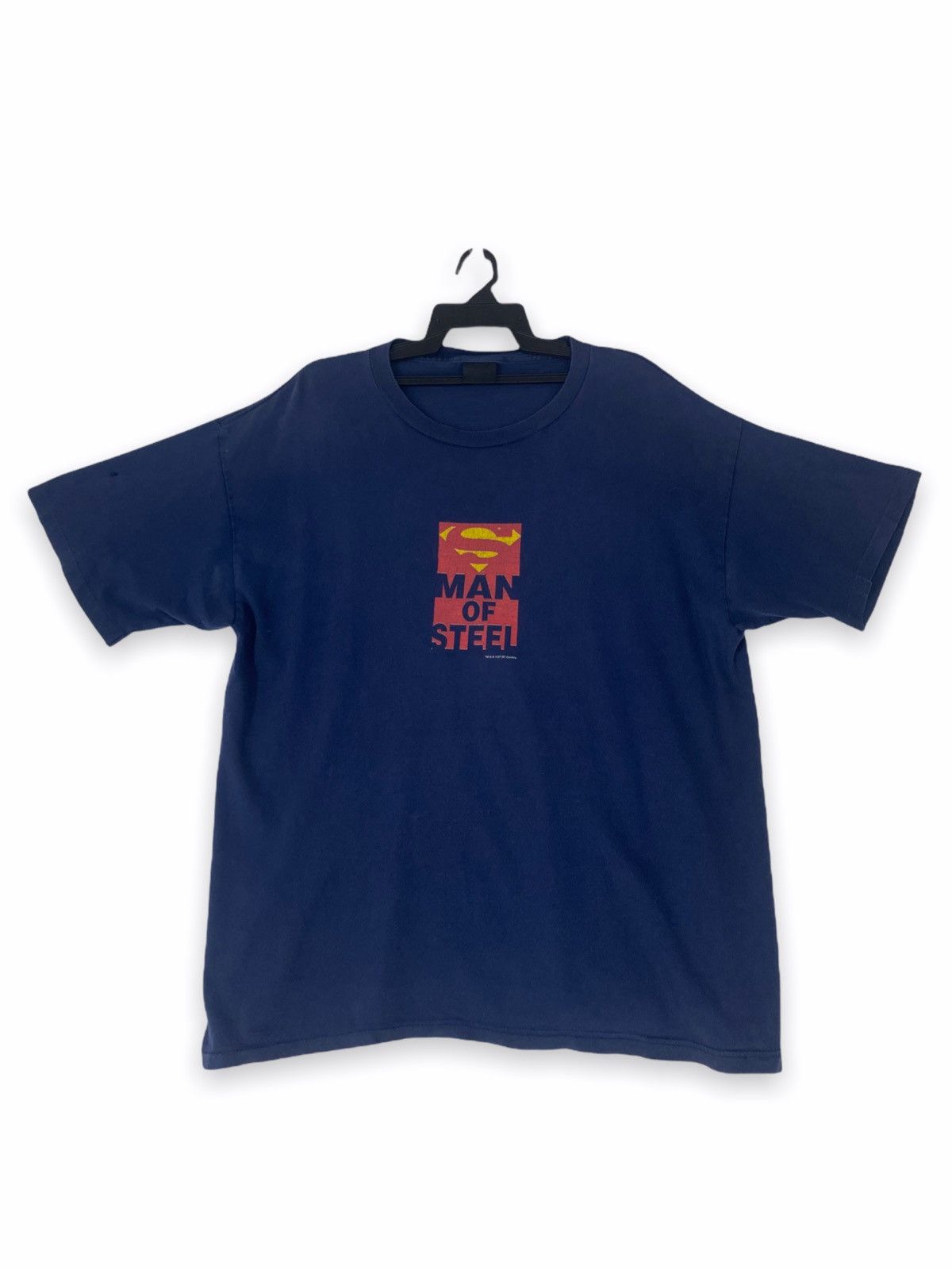 DC Comics × Vintage Vintage rare 1997 Superman Man Of Steel Size US XL / EU 56 / 4 - 1 Thumbnail