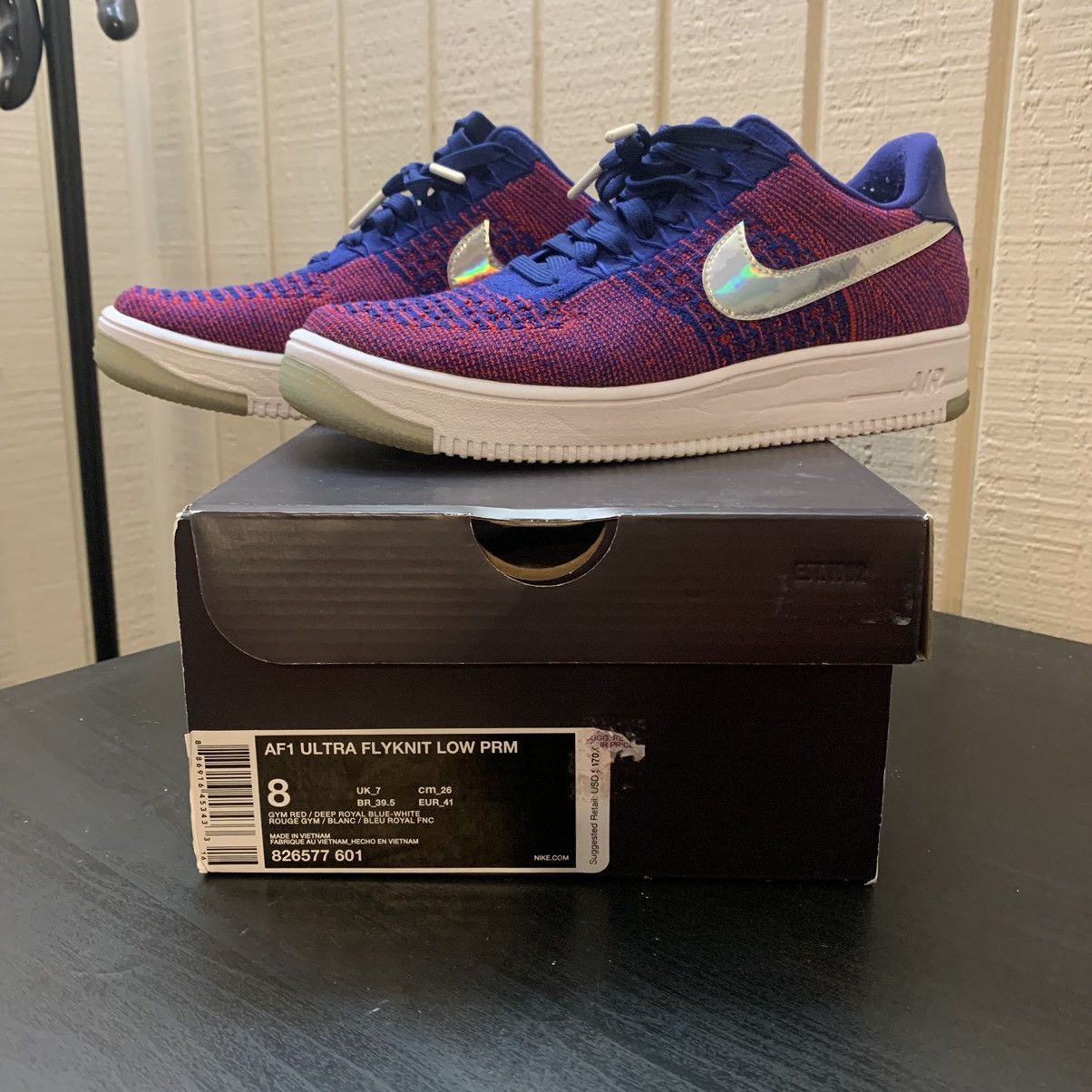 Nike Air Force 1 Ultra Flyknit Low USA 2016 - 8 Size US 8 / EU 41 - 1 Thumbnail
