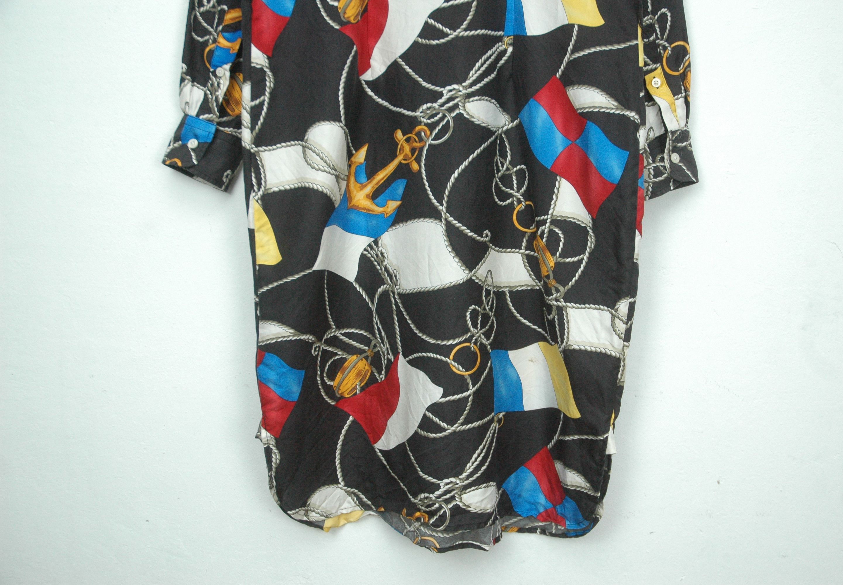 Lauren Ralph Lauren × Ralph Lauren Lauren Ralph Lauren Silk Long Shirt Size 12 Size XL / US 12-14 / IT 48-50 - 10 Thumbnail