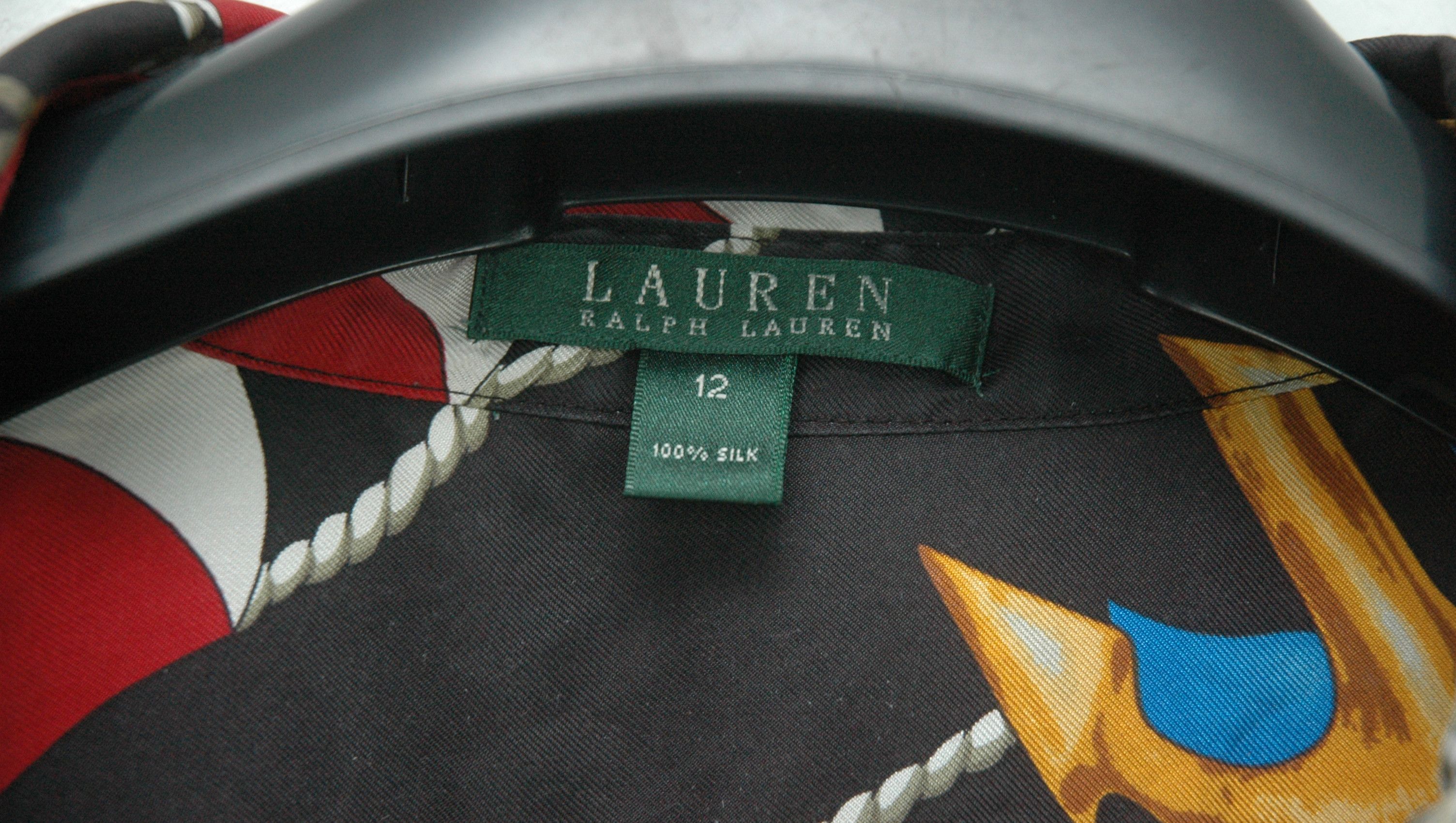 Lauren Ralph Lauren × Ralph Lauren Lauren Ralph Lauren Silk Long Shirt Size 12 Size XL / US 12-14 / IT 48-50 - 4 Thumbnail