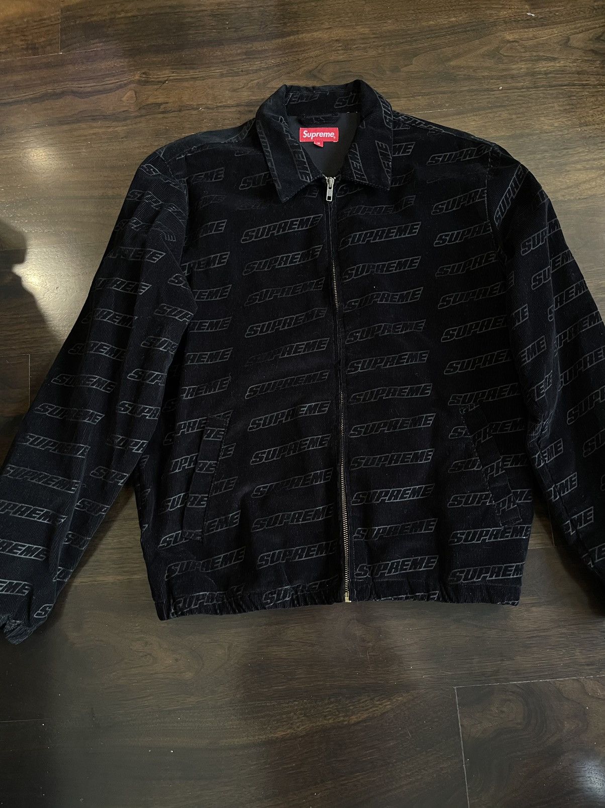 Supreme Supreme Debossed Logo Corduroy Jacket | Grailed