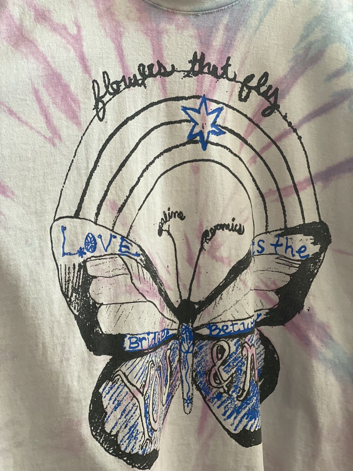 Online Ceramics Online Ceramics “Flowers That Fly” tee Size US XL / EU 56 / 4 - 7 Thumbnail