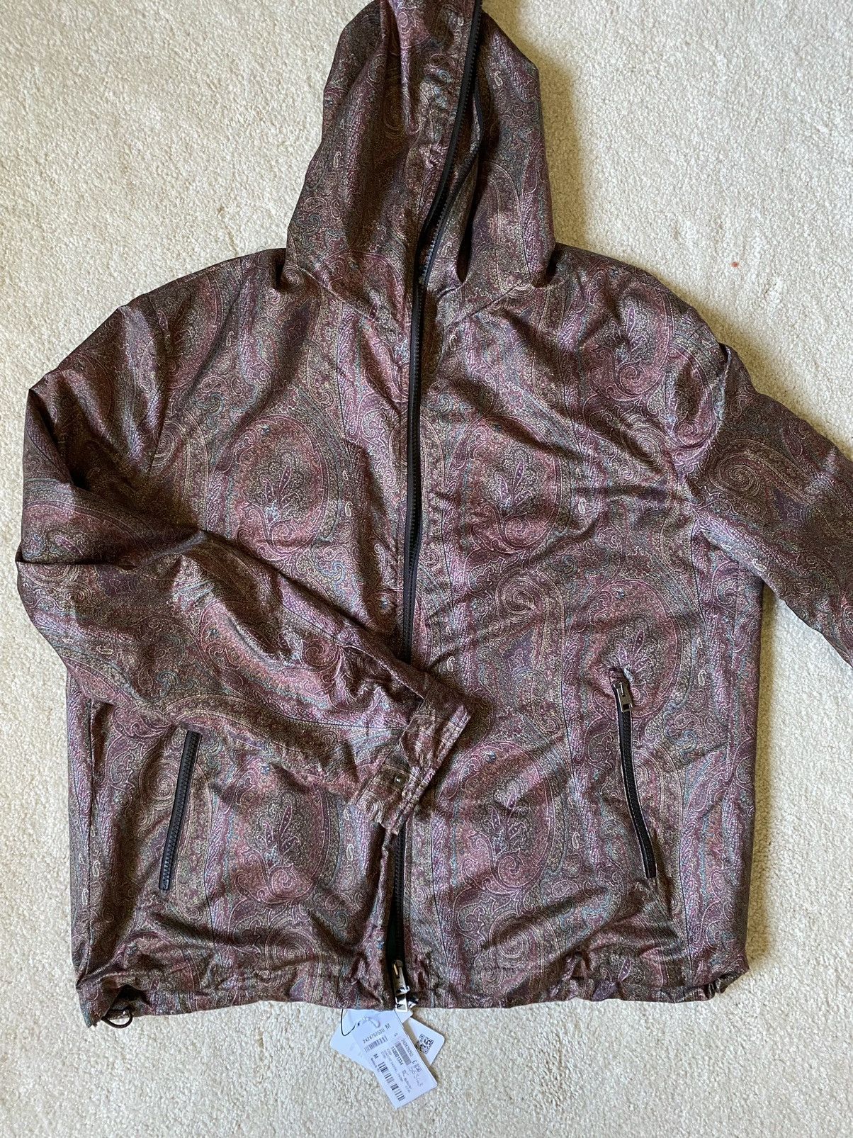 Etro Paisley hooded bomber windbreaker jacket Size US M / EU 48-50 / 2 - 3 Thumbnail