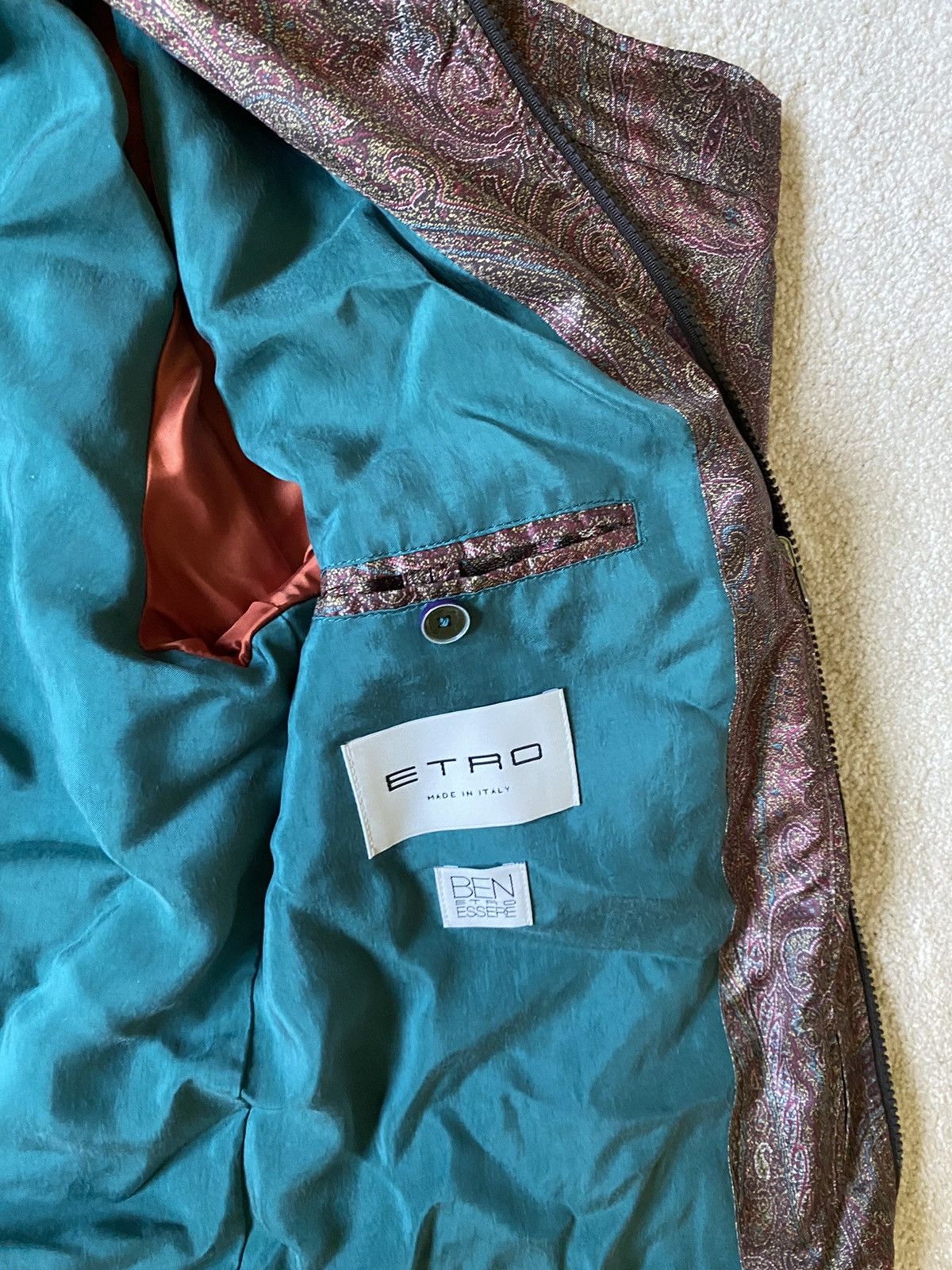 Etro Paisley hooded bomber windbreaker jacket Size US M / EU 48-50 / 2 - 6 Thumbnail