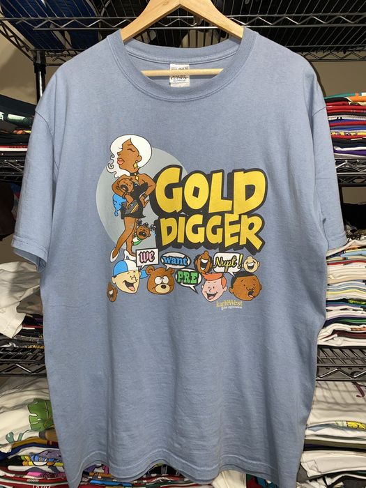 Kanye West Rare Kanye West Late Registration Gold Digger T-shirt