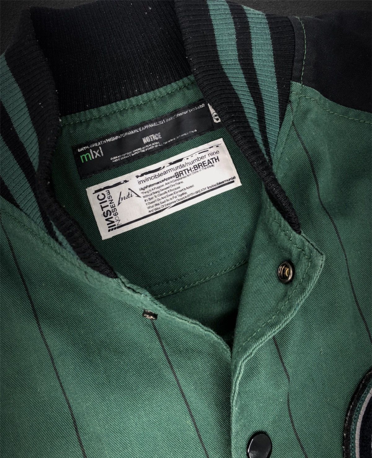 Number (N)ine N(N) x Invinciblmurda BRTH:BREATH Bomber Jacket Size US M / EU 48-50 / 2 - 4 Thumbnail