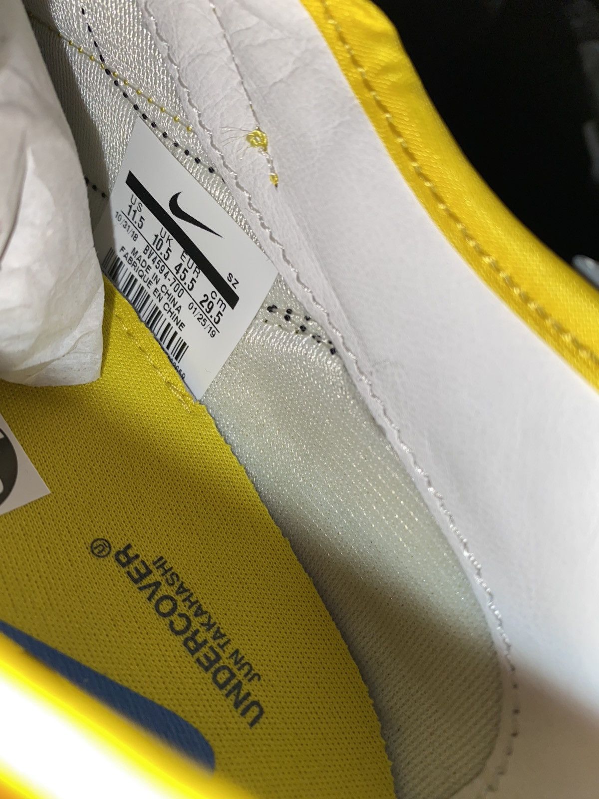 Jun Takahashi × Nike × Undercover Nike x Undercover Daybreak Bright Citron Size US 11.5 / EU 44-45 - 4 Thumbnail