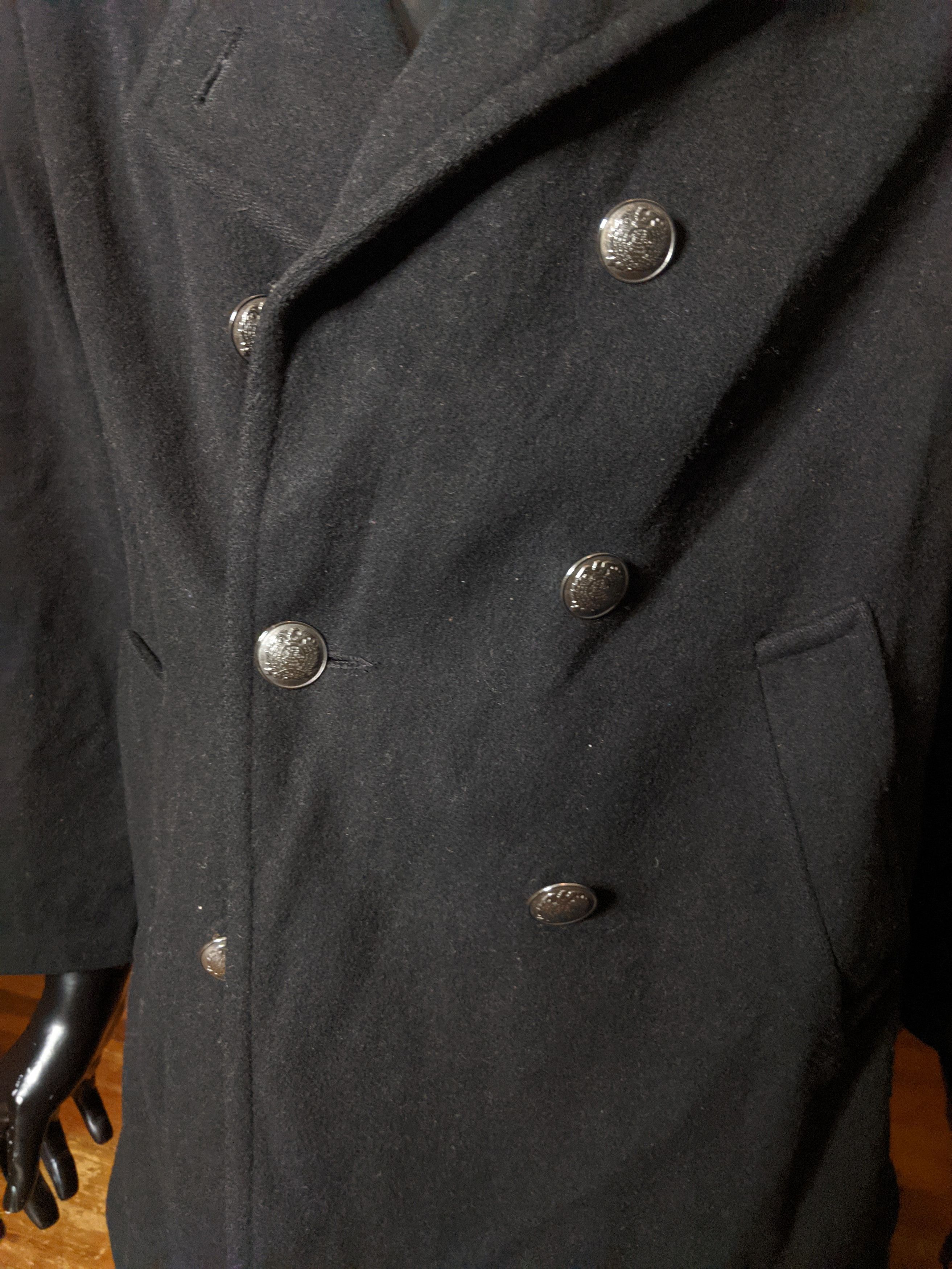 Mackintosh Black and blue pure wool peacoat Size US M / EU 48-50 / 2 - 7 Thumbnail