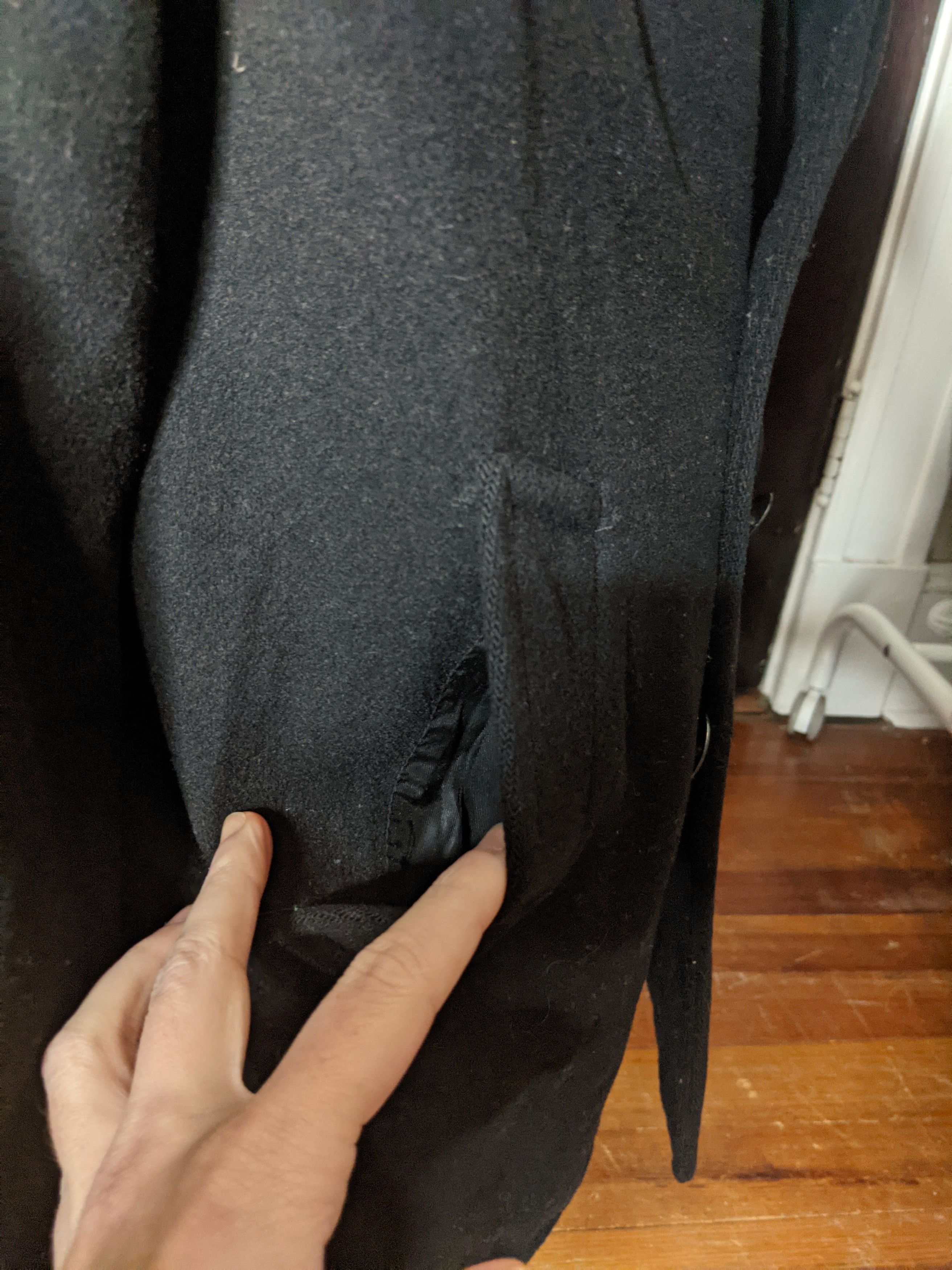 Mackintosh Black and blue pure wool peacoat Size US M / EU 48-50 / 2 - 5 Thumbnail