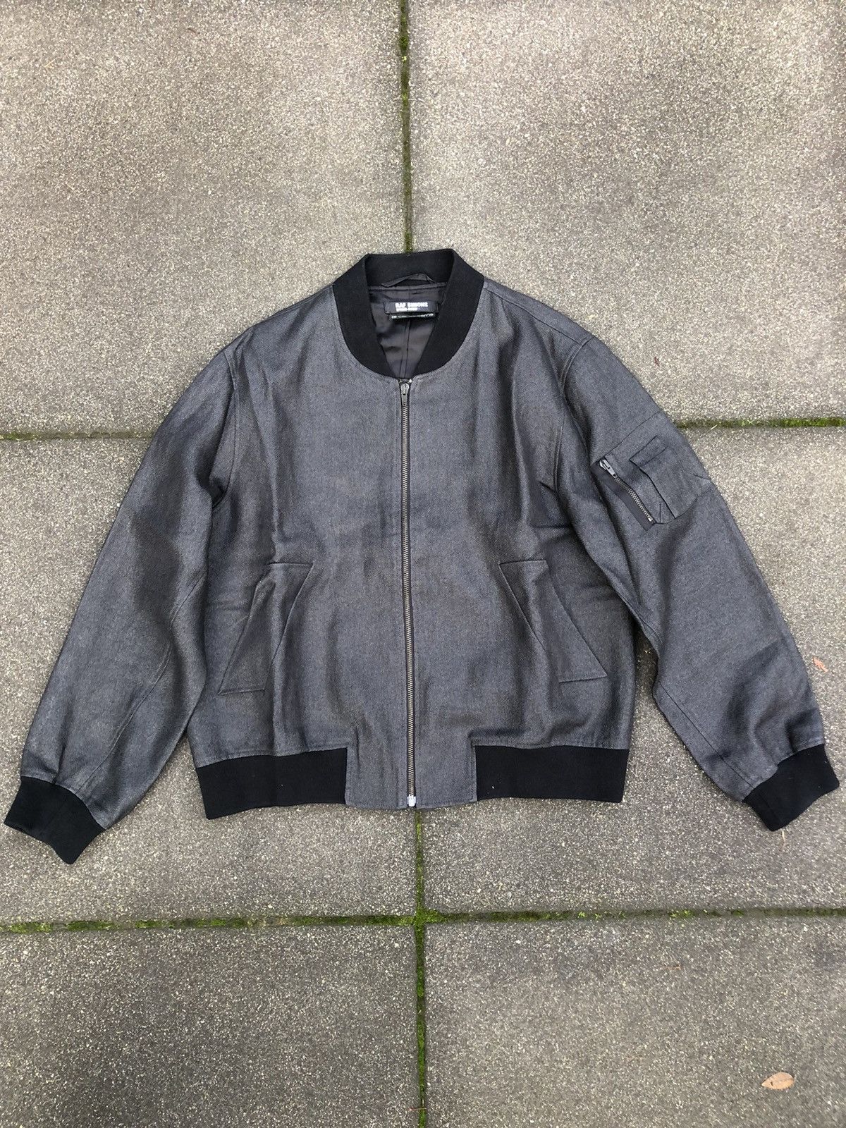 Raf Simons Raf Simons 10 corso como Ss09 textured MA-1 Bomber Jacket Size US M / EU 48-50 / 2 - 1 Thumbnail